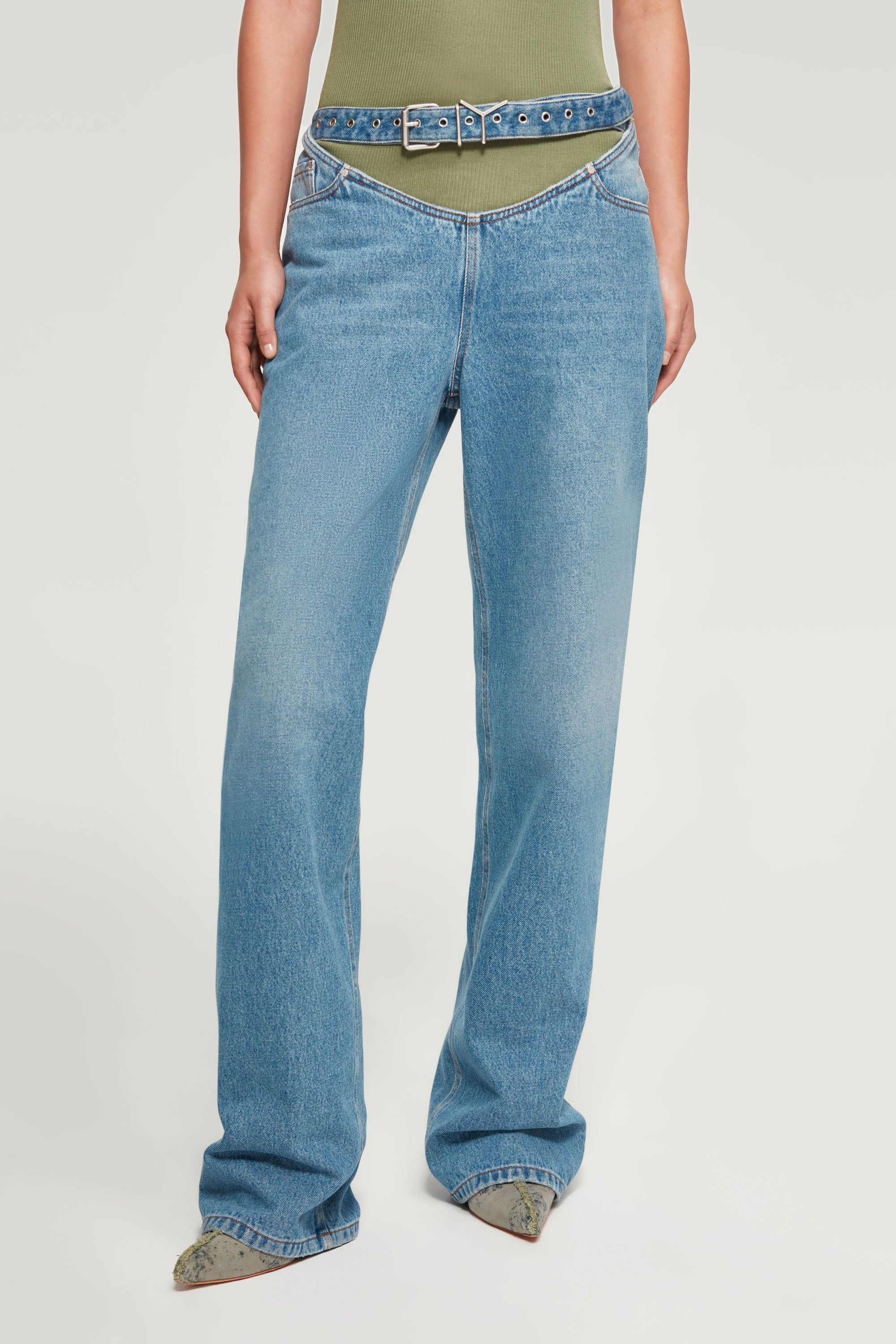 Y Belt Arc Jeans - 2