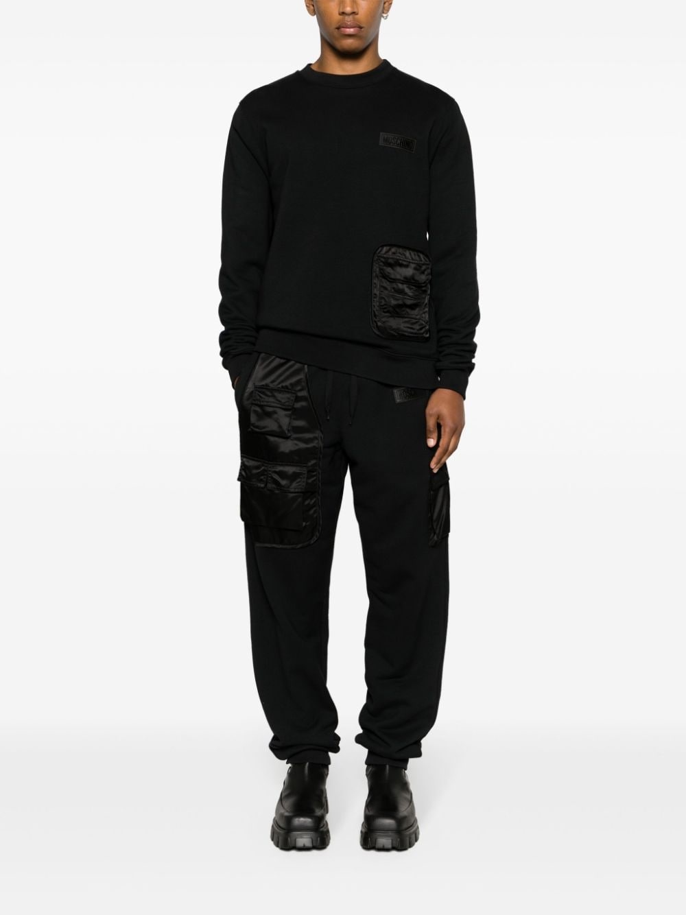 cargo cotton track pants - 2
