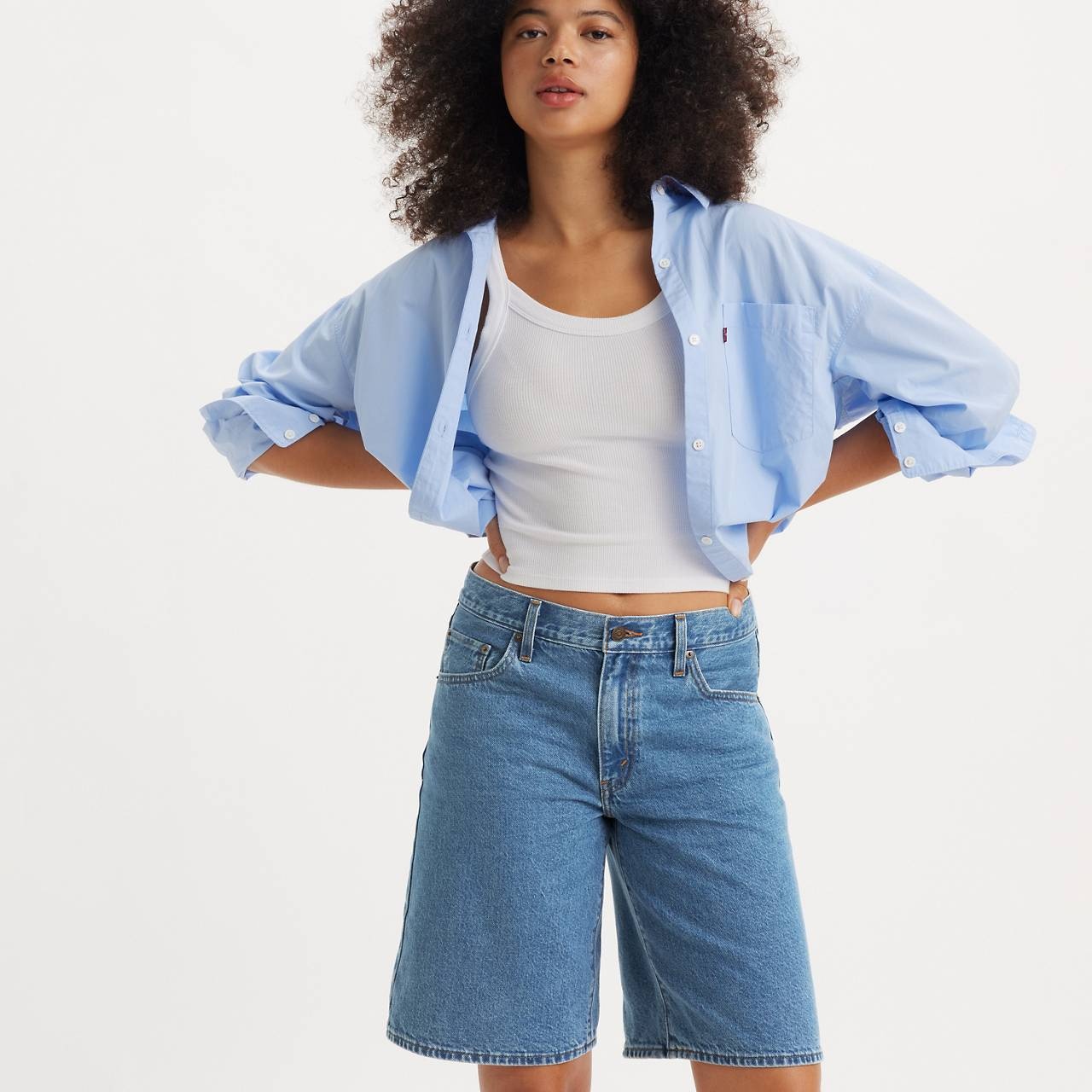 BAGGY DAD WOMEN'S JORTS - 4