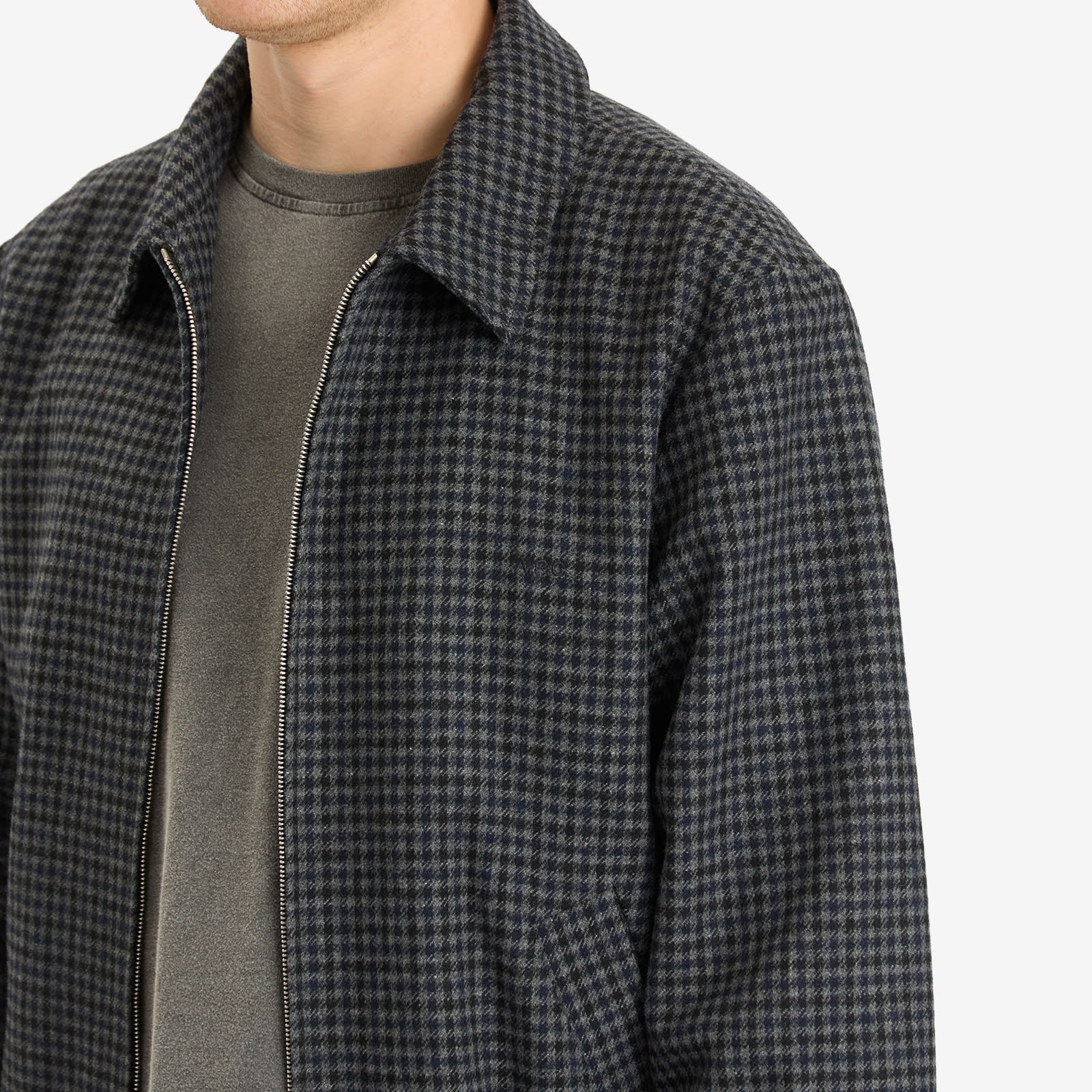 A.P.C. Gilbert Houndstooth Check Wool Jacket - 5