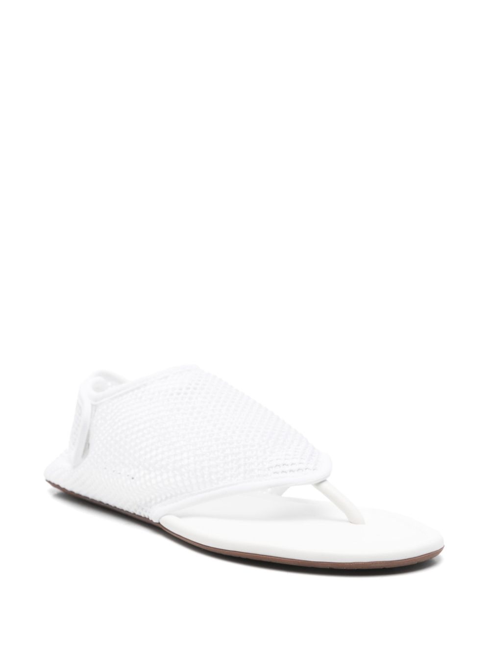 leather flat sandals - 2