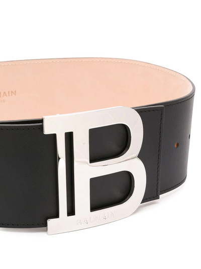 Balmain logo-buckle belt outlook