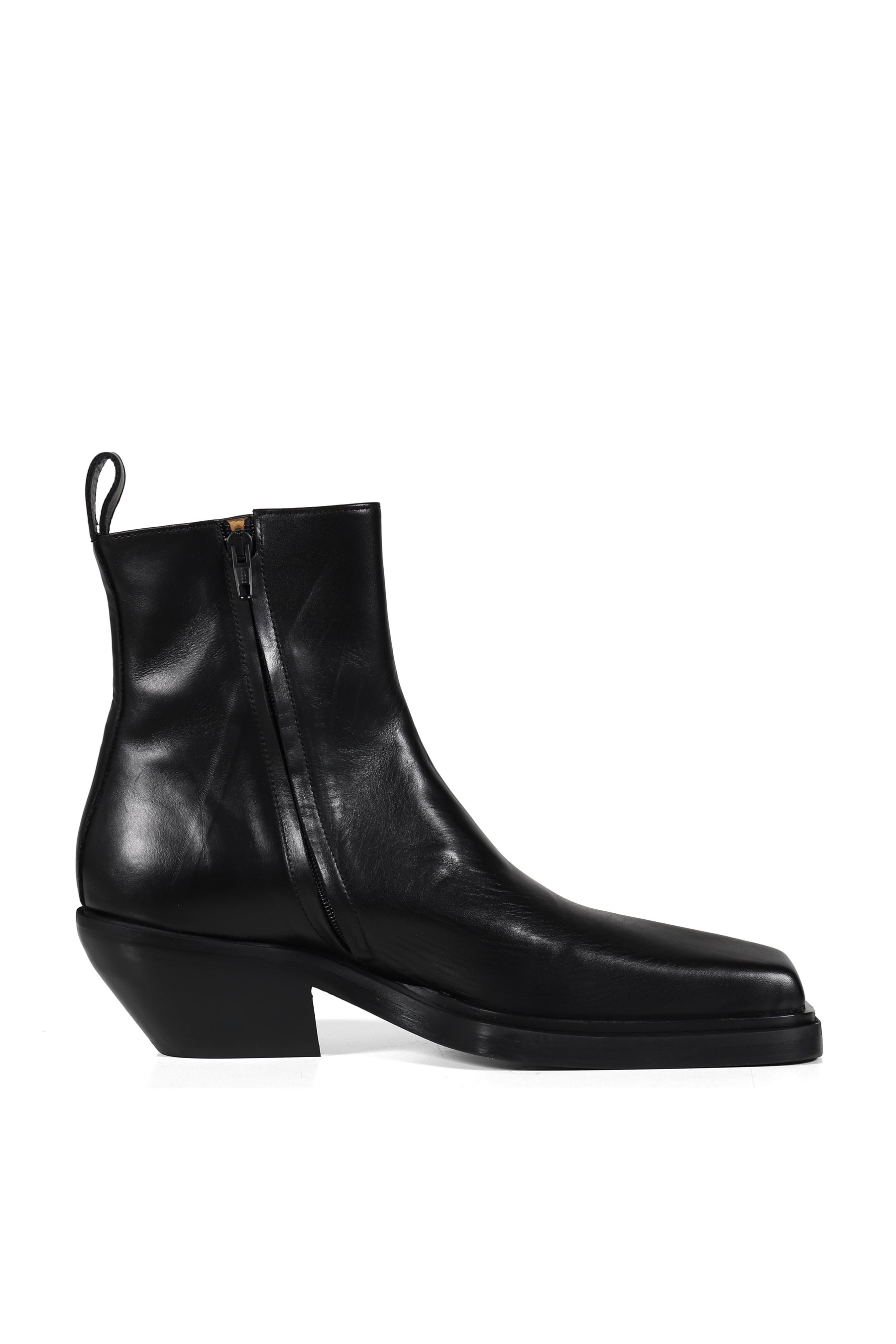 ANKLE BOOT - BLACK LEATHER / BLK - 2