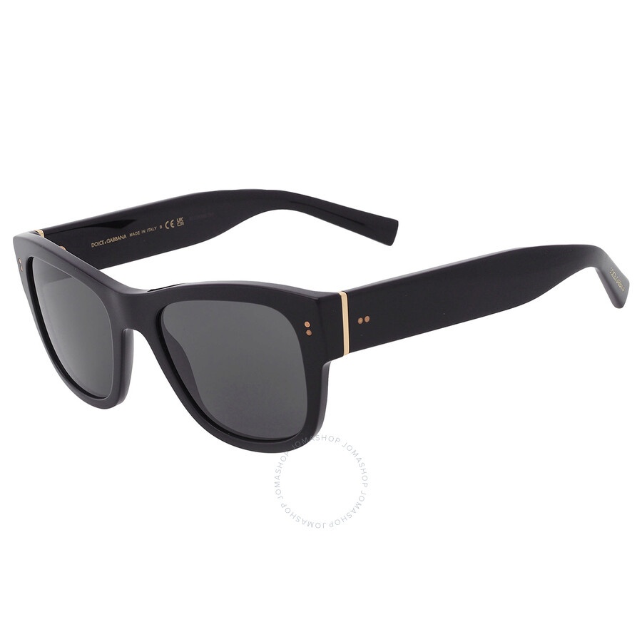 Dolce and Gabbana Grey Square Men's Sunglasses DG4338 501/87 52 - 4