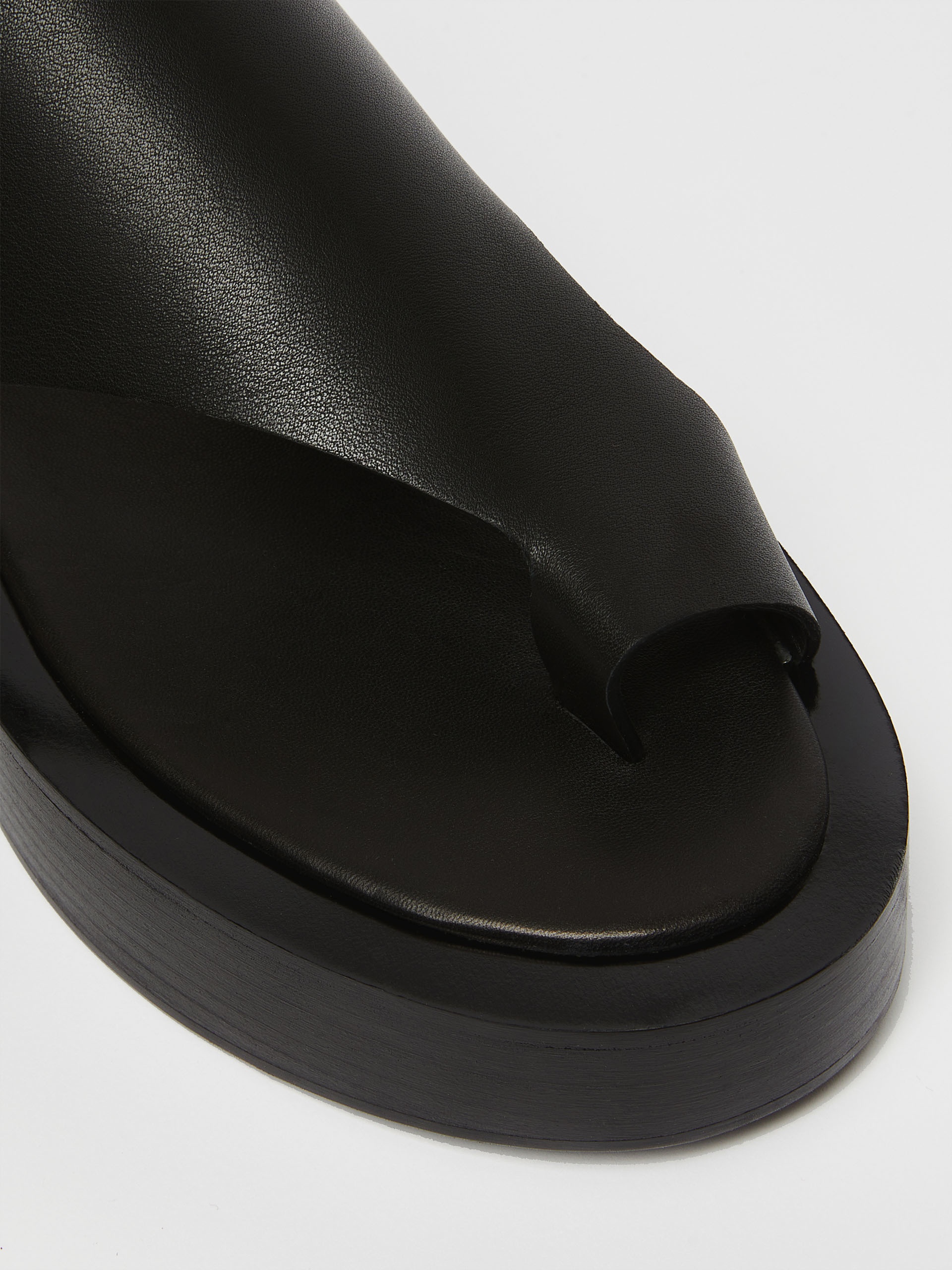DEAUVILLE Leather sandals - 4