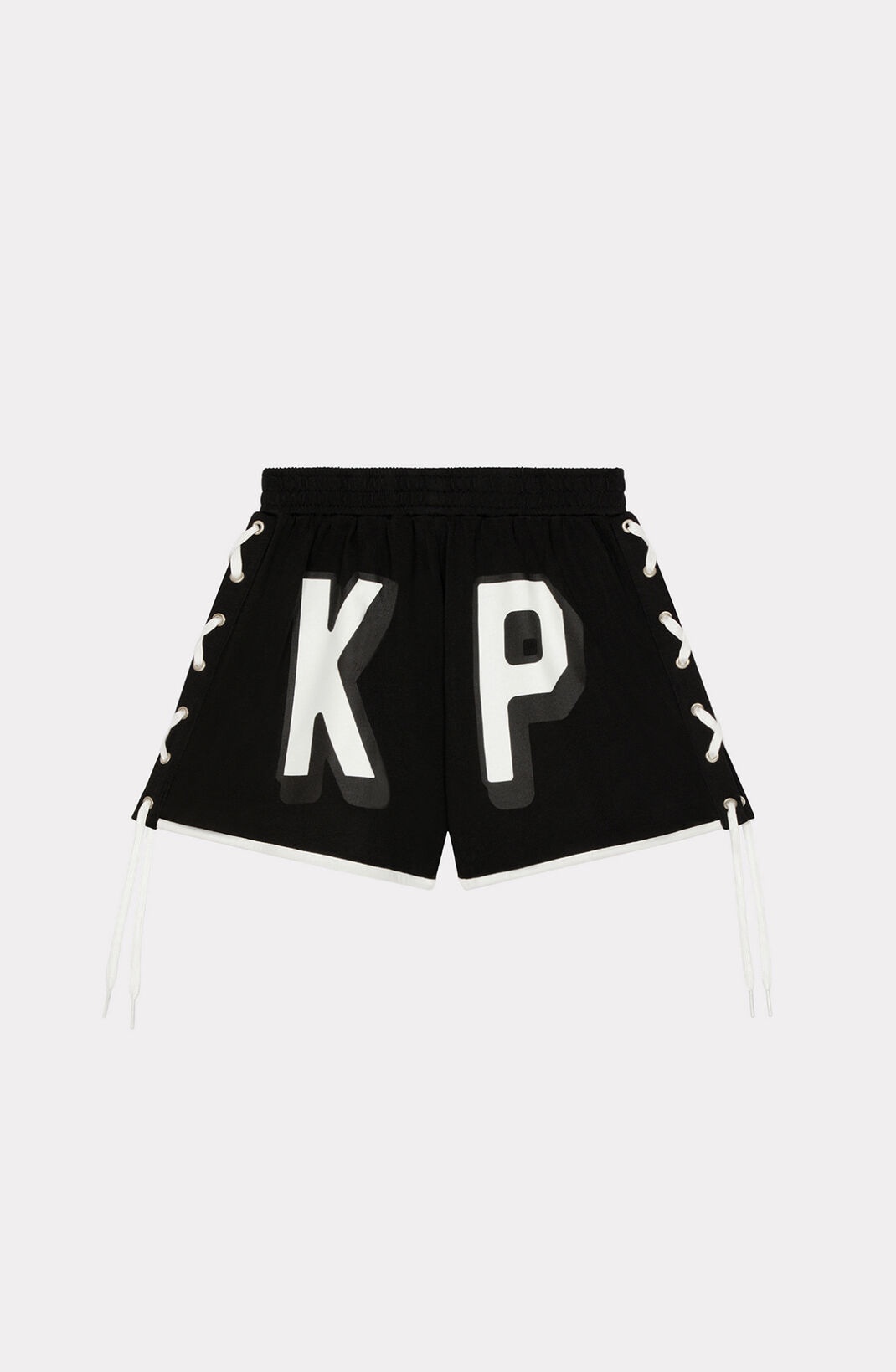 KENZO Paris lace-up shorts - 2