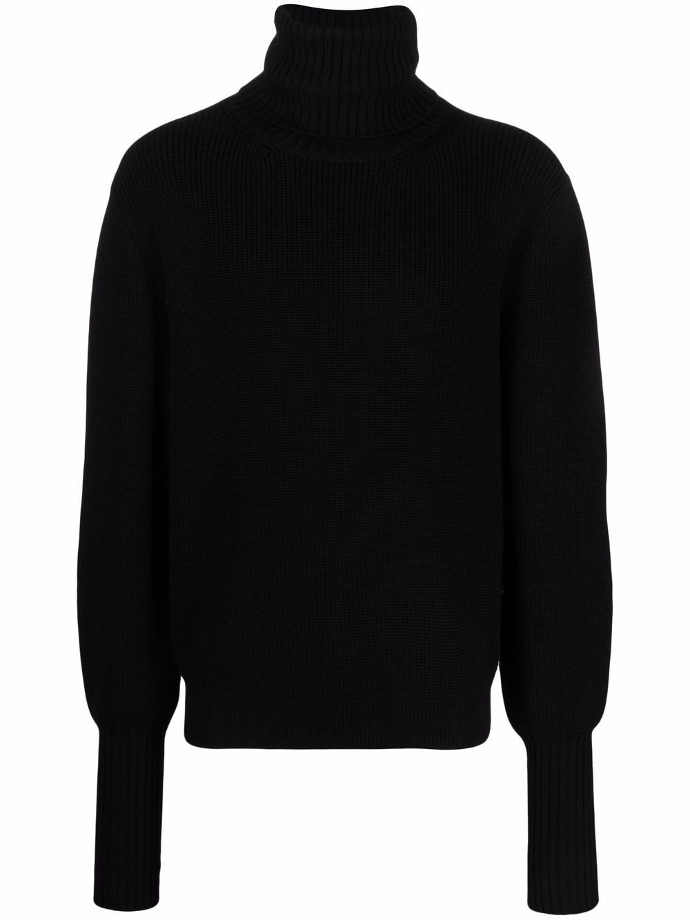 ribbed-knit roll-neck jumper - 1