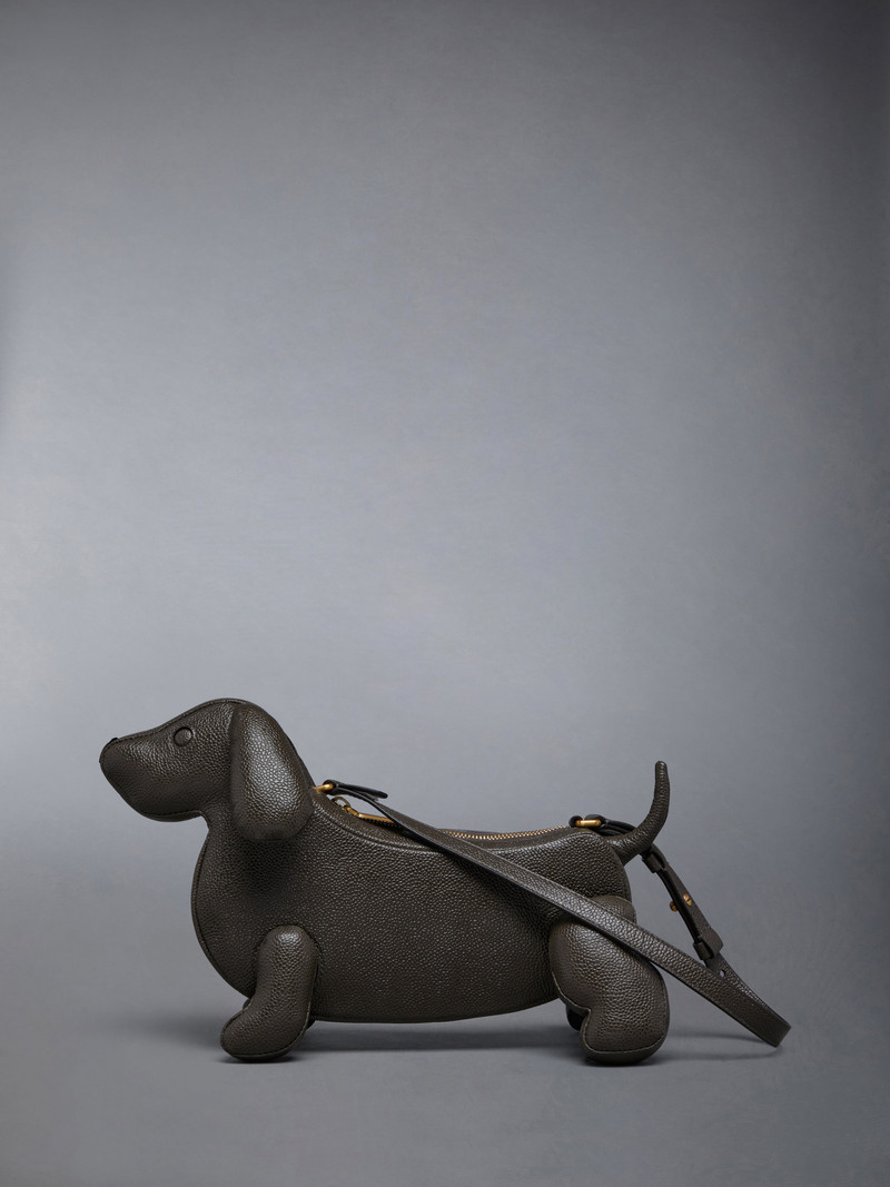 HECTOR BAGUETTE BAG IN PEBBLE GRAIN 1