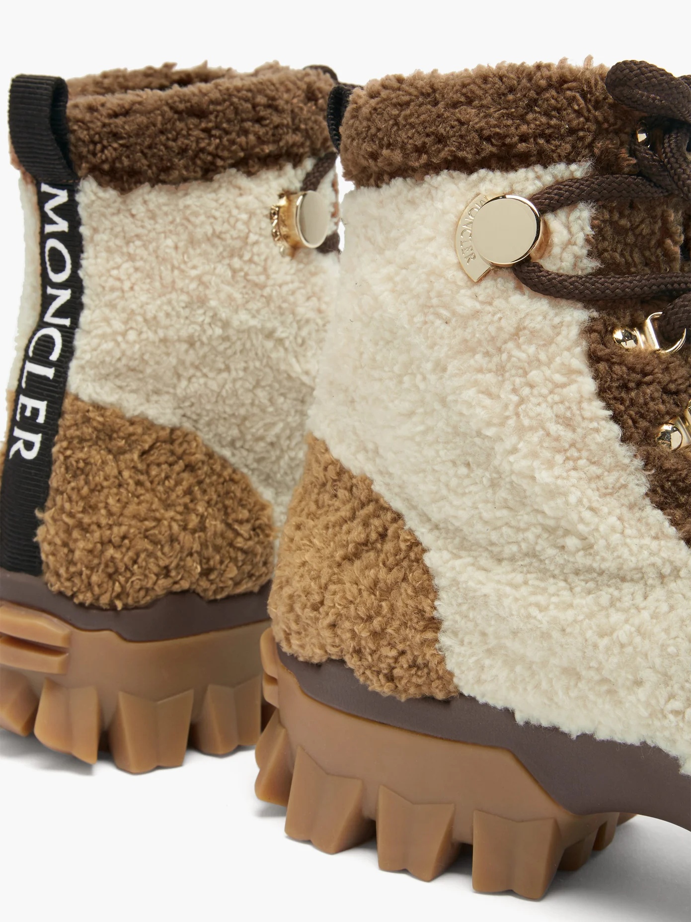 Helis faux-shearling hiking boots - 6