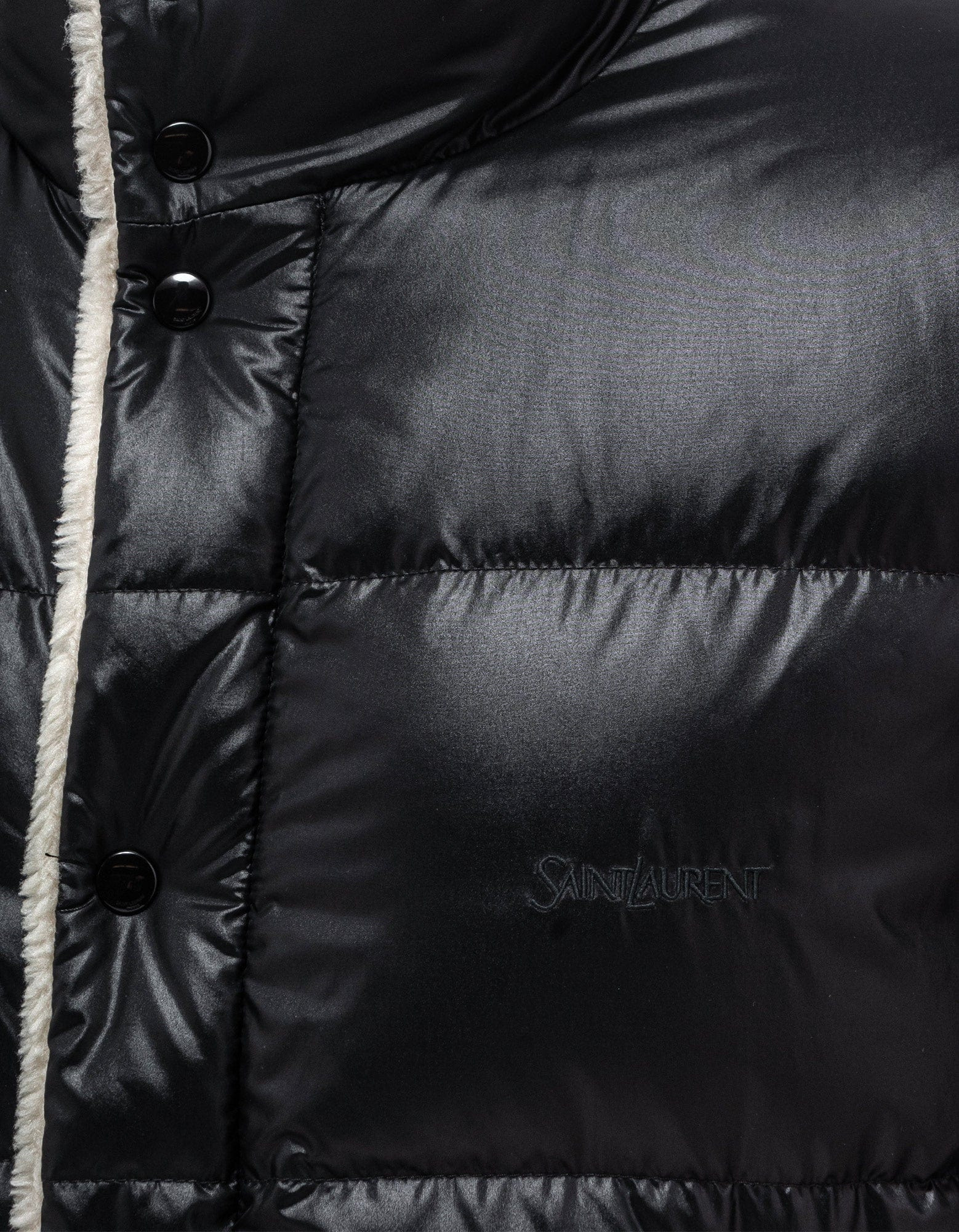 Saint Laurent Black Down Puffer Jacket - 5