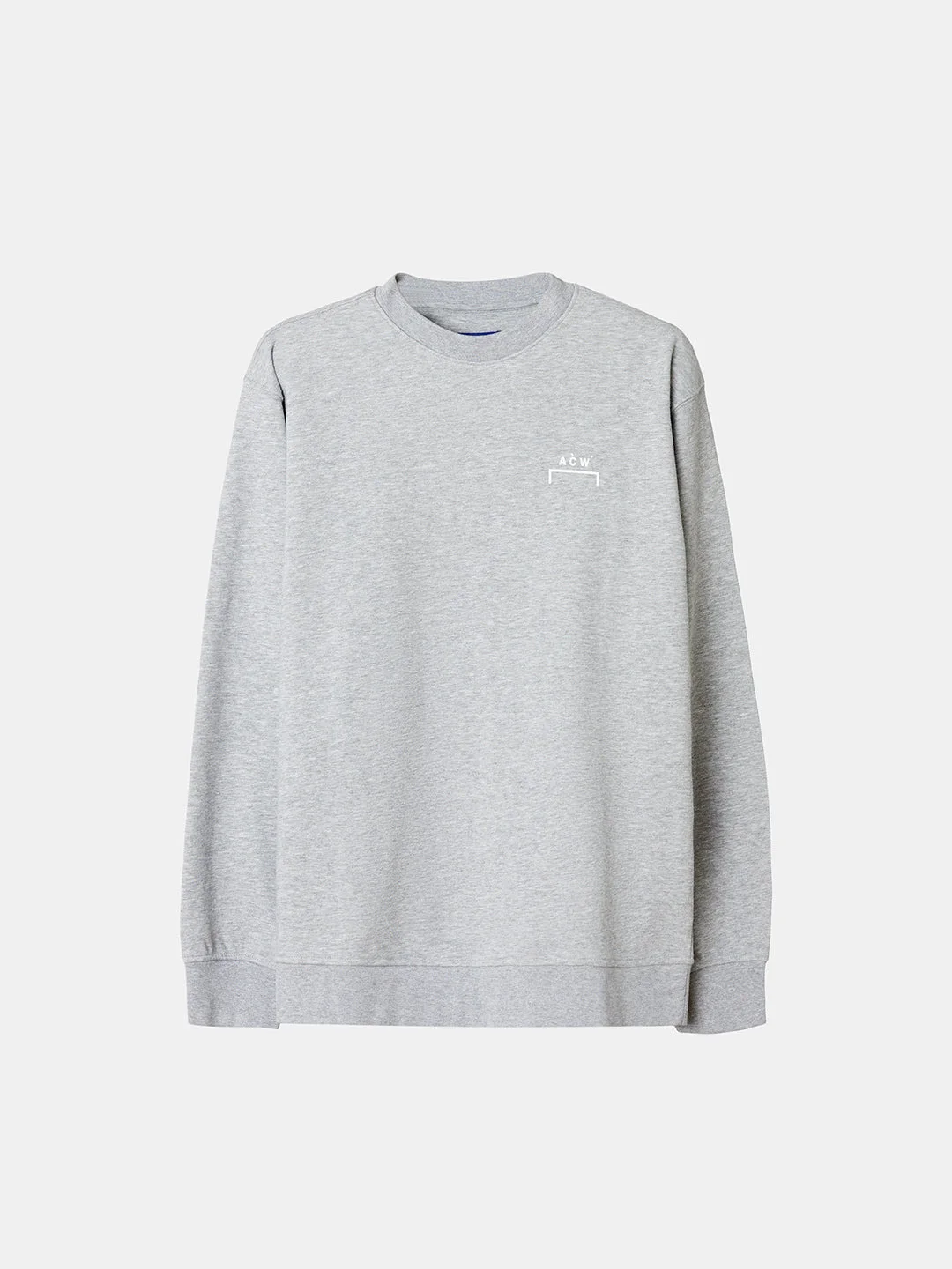 Burcham Logo Crew Grey Marl - 1