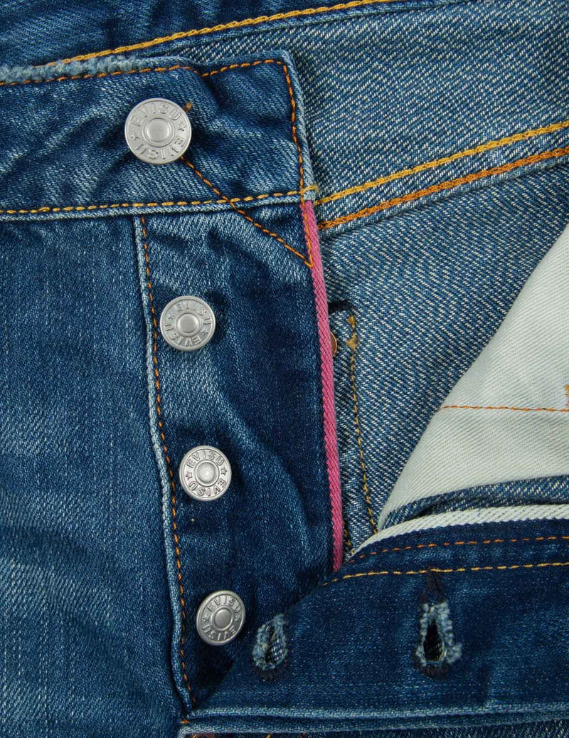 MISMATCHED KAMON PRINT SLIM FIT JEANS #2010 8