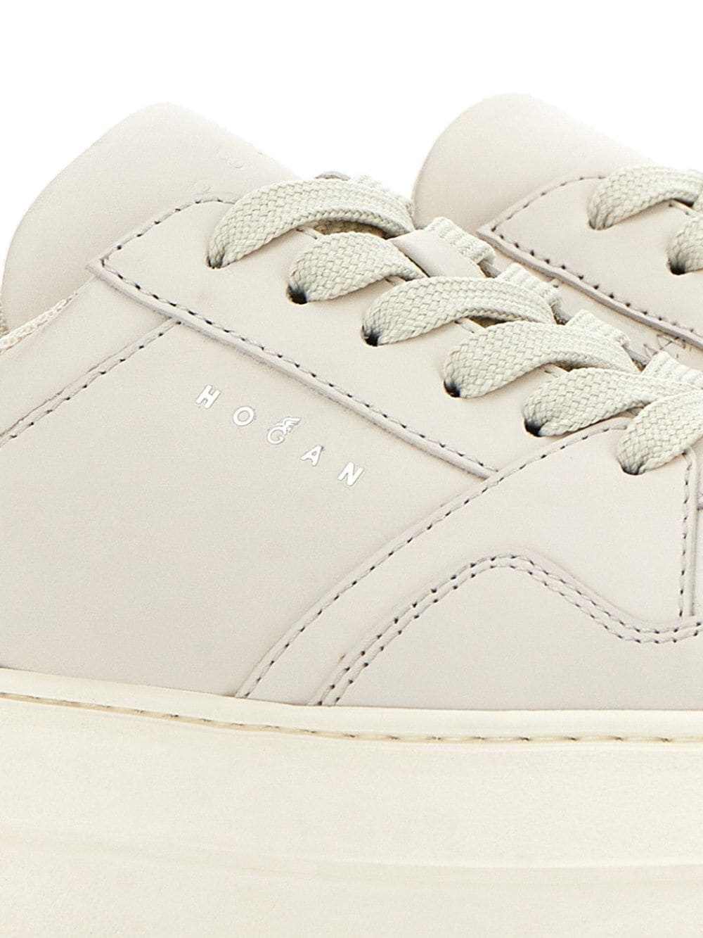 H670 flatform leather sneakers - 6