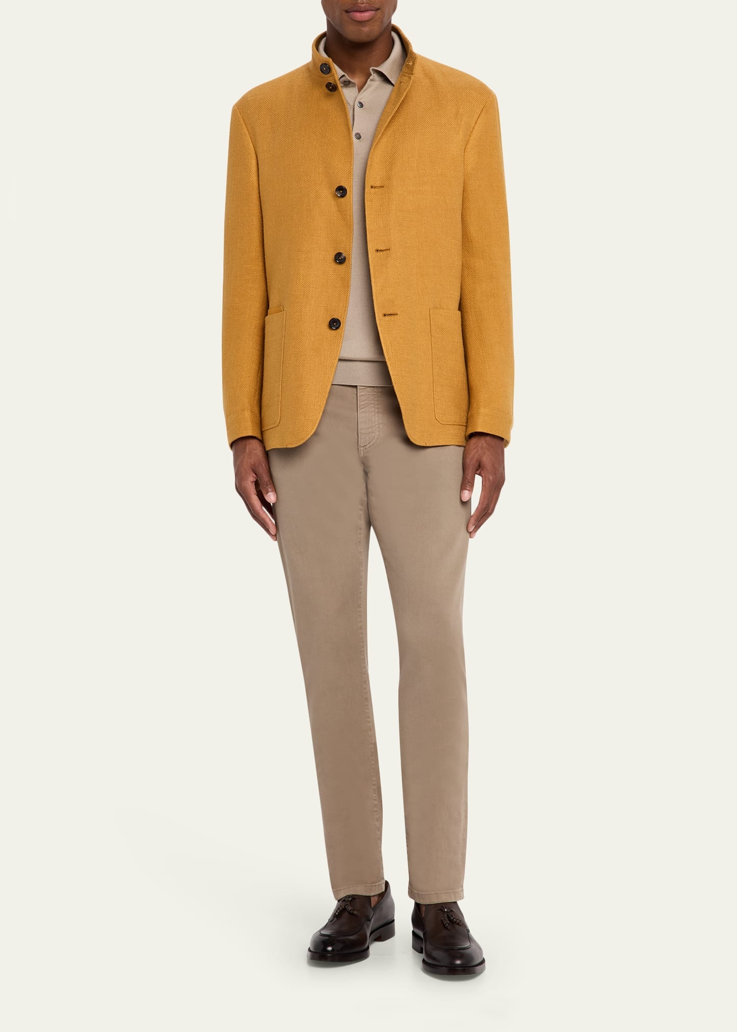 Men's Il Conte Linen-Silk Chore Jacket - 2