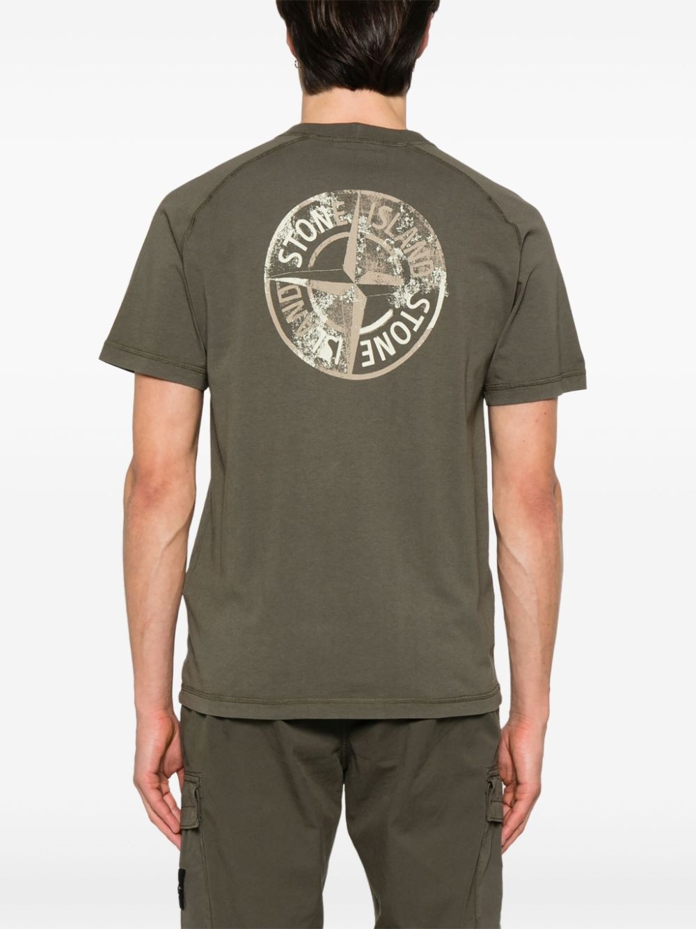 Compass-print T-shirt - 3