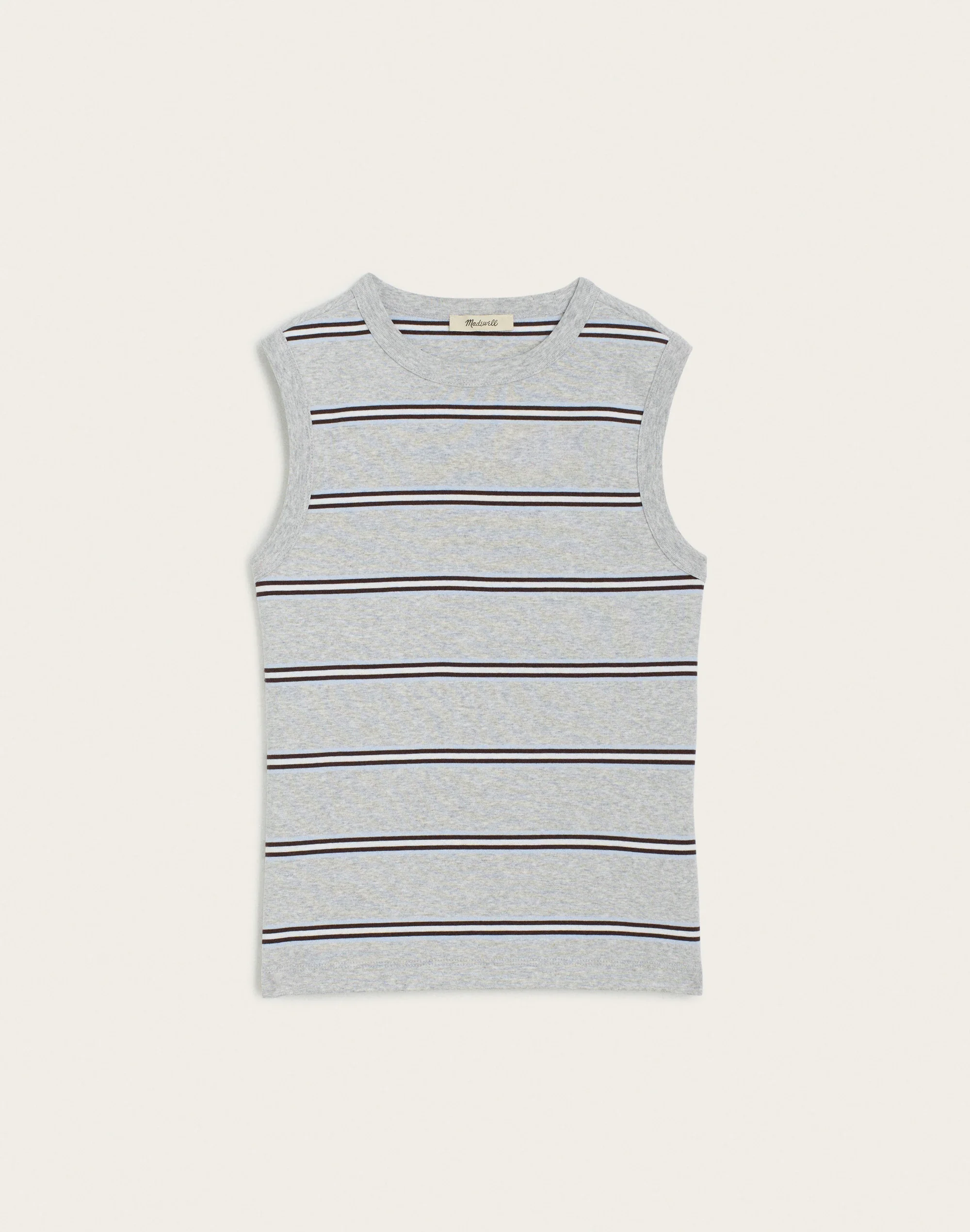 The '90s Shell Tank in Compact Cotton - 1