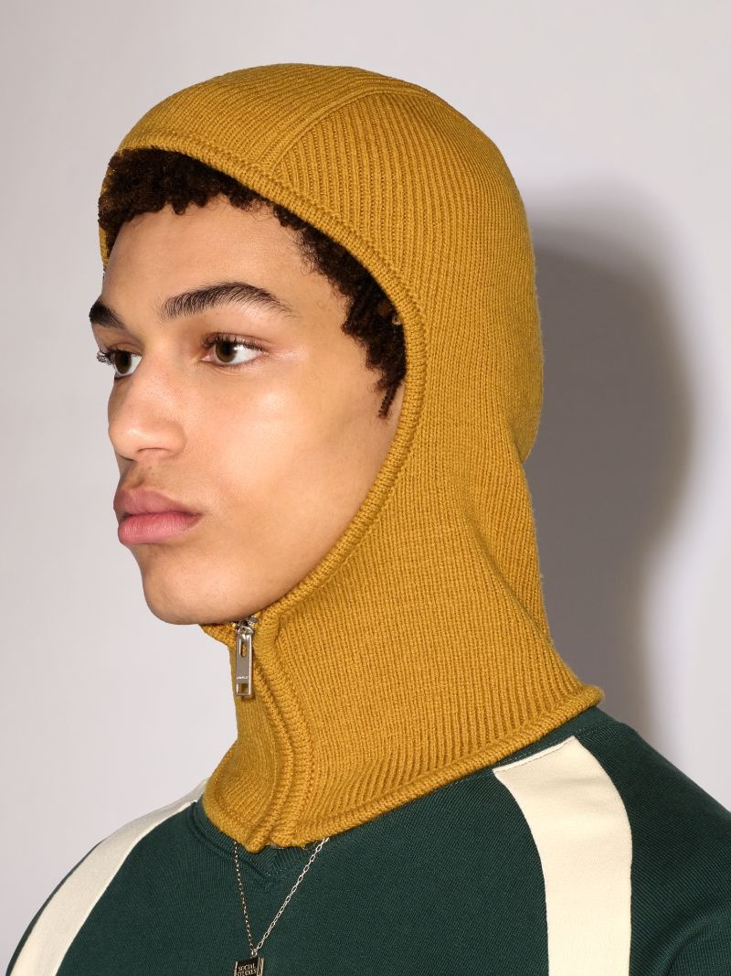 RIB KNIT BALACLAVA - 3