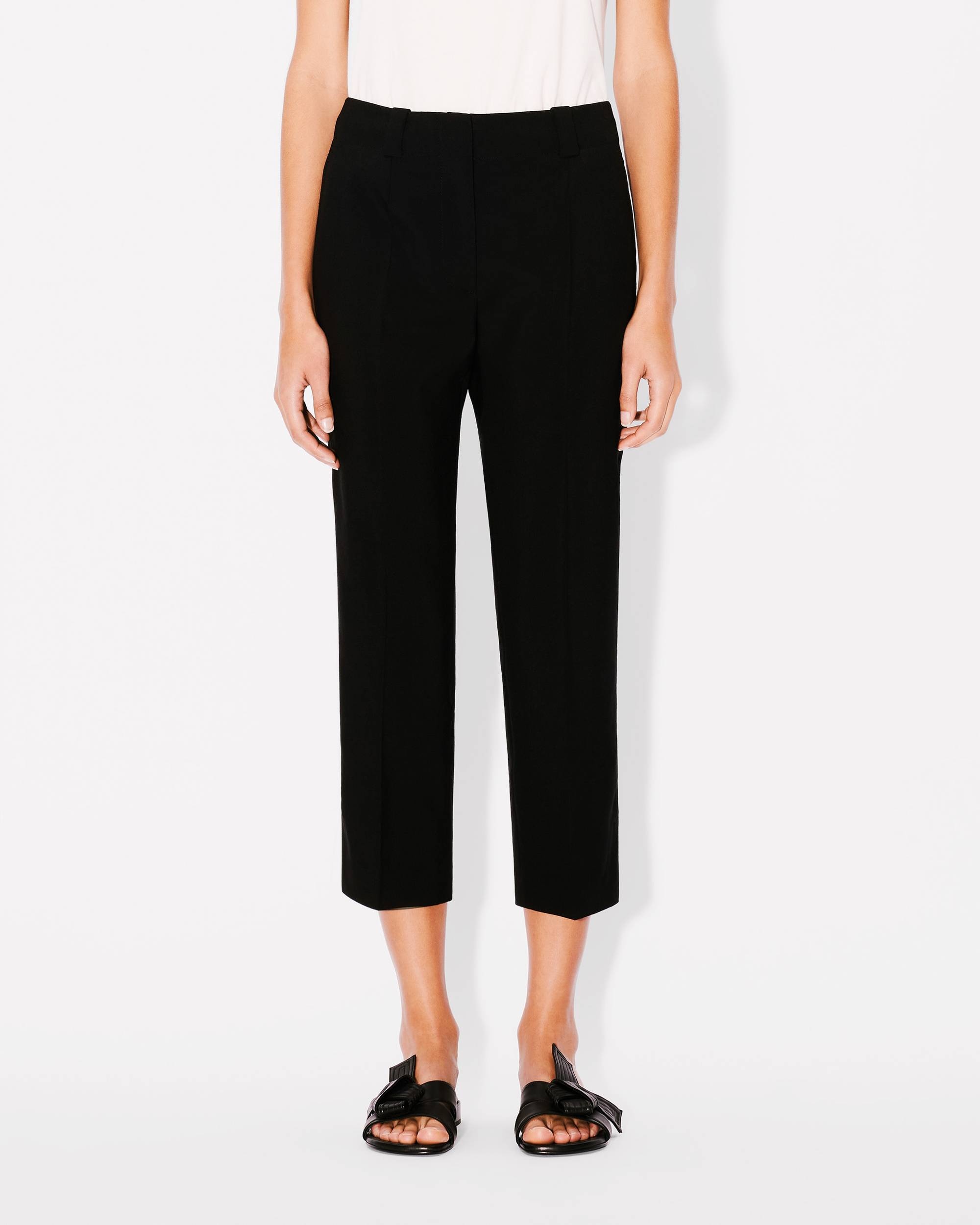 Virgin wool cropped pants - 4