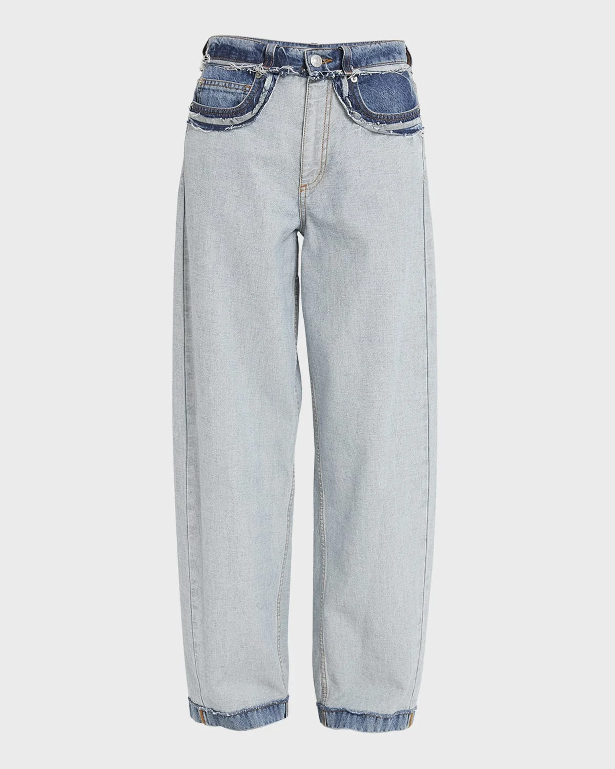 Low-Waisted Reverse Jeans - 1