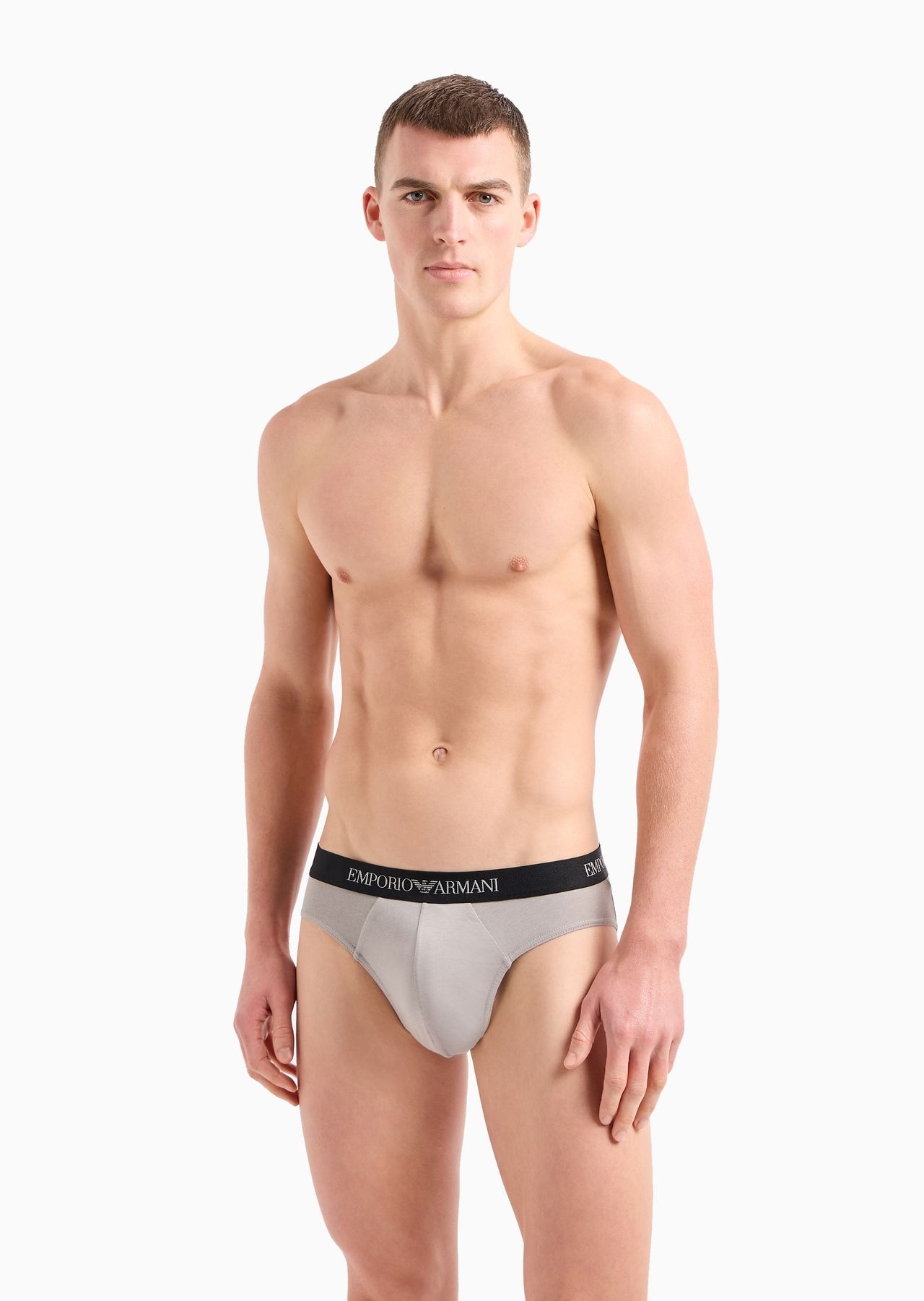 Three-pack of pure cotton briefs - 2