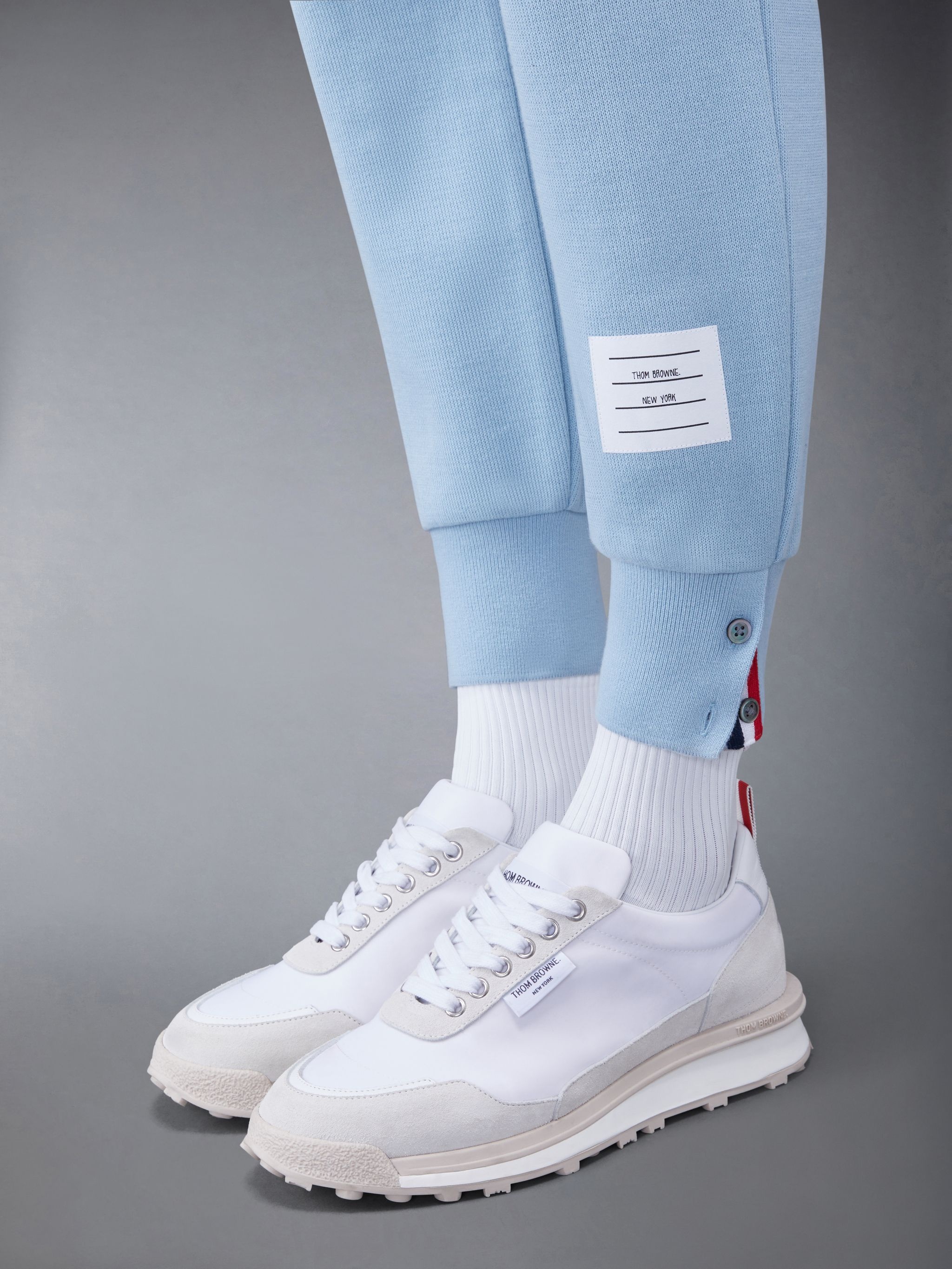 4-Bar-stripe cotton track pants - 6