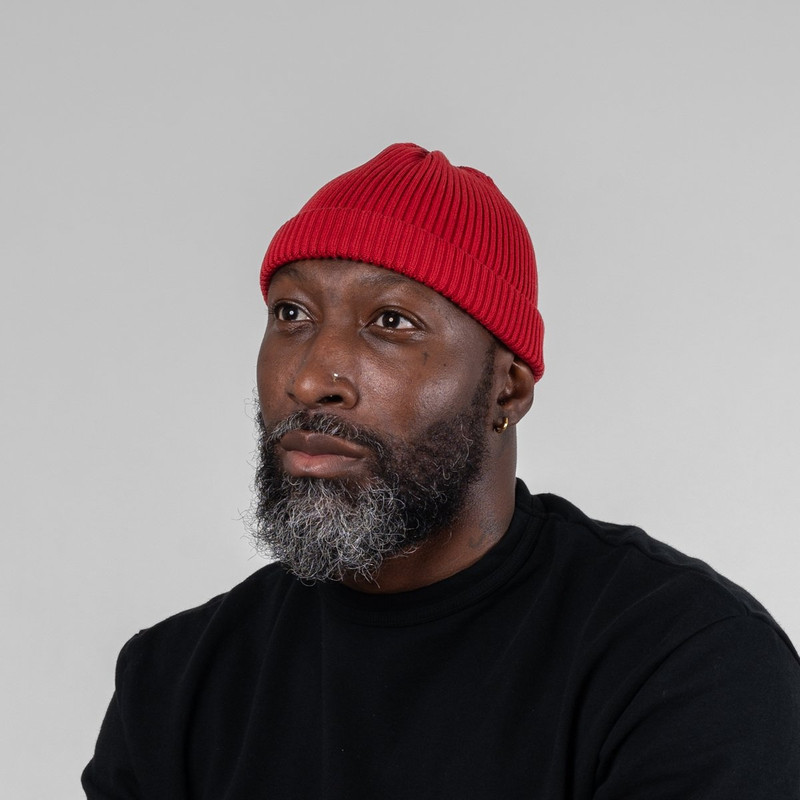 Iron Heart ROT-5021-DRED ROTOTO - Cotton Roll Up Hat - Dark Red outlook