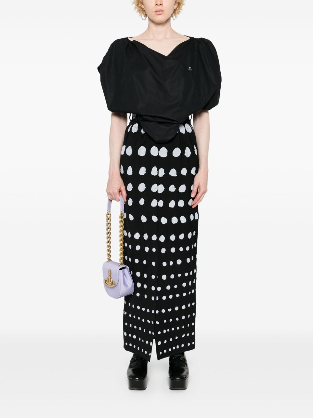 Orb-embroidered blouse - 2