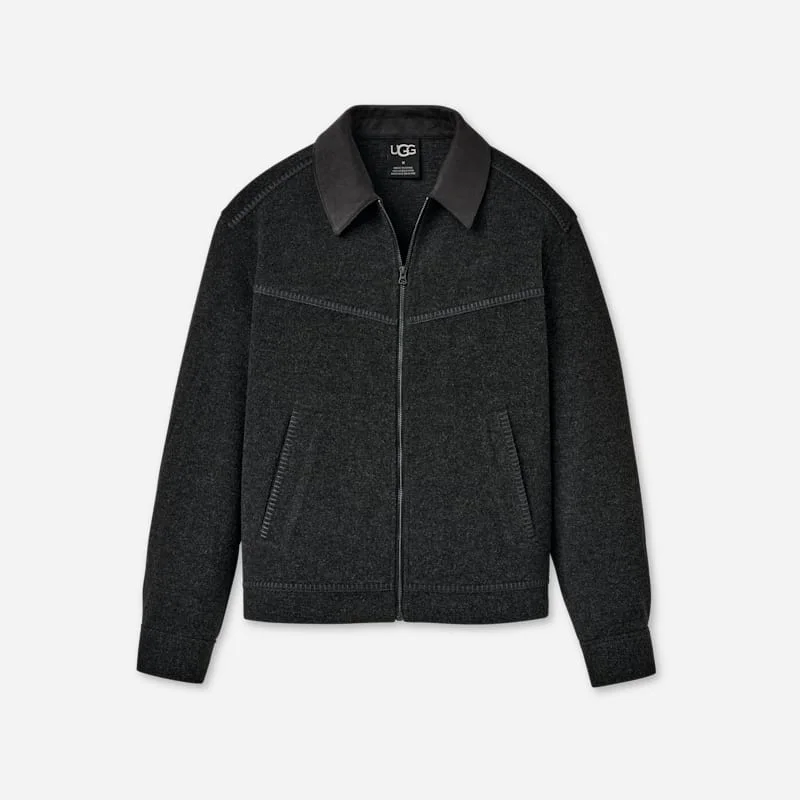 ® Men's Baylin Full-Zip Jacket in Black Heather - 1
