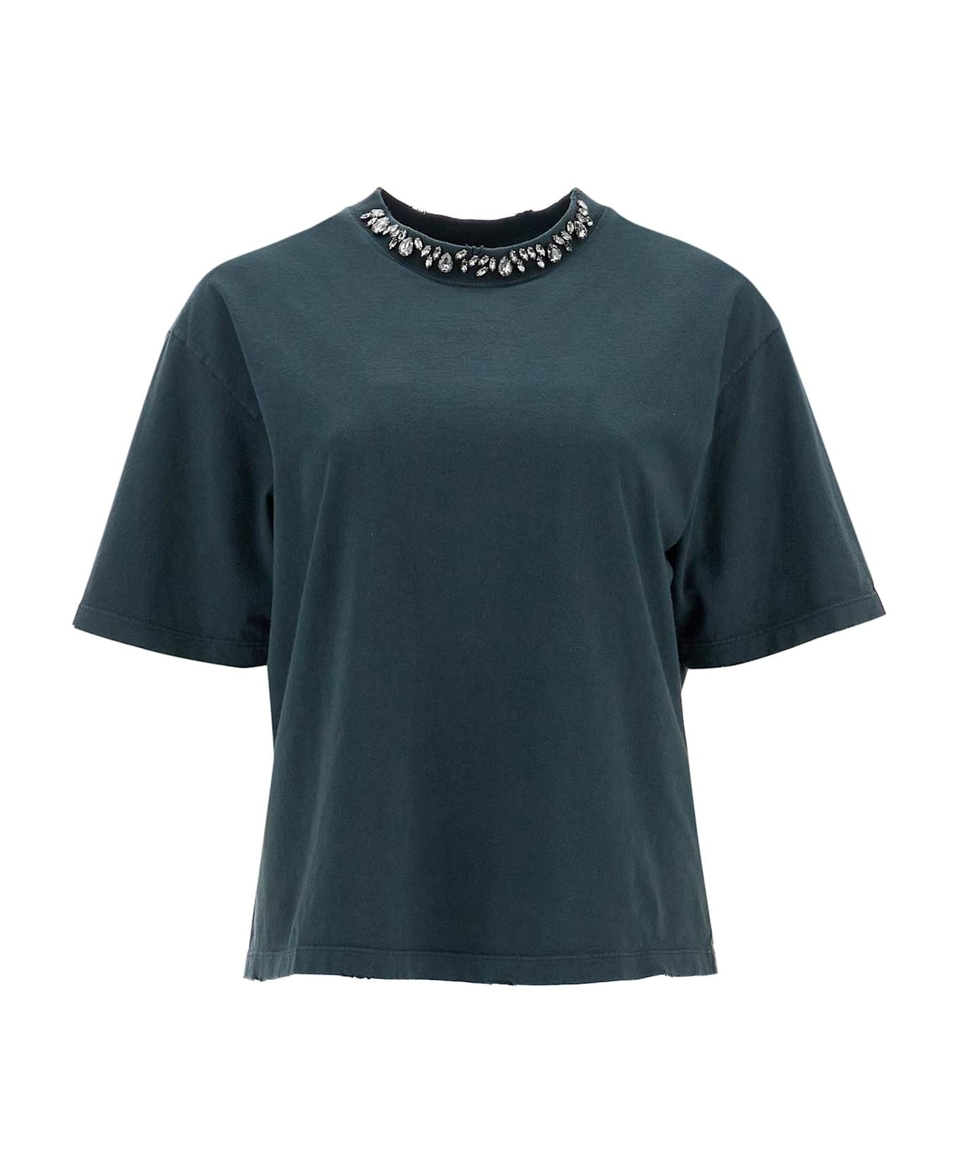 Tshirt Crystal Collar - 1