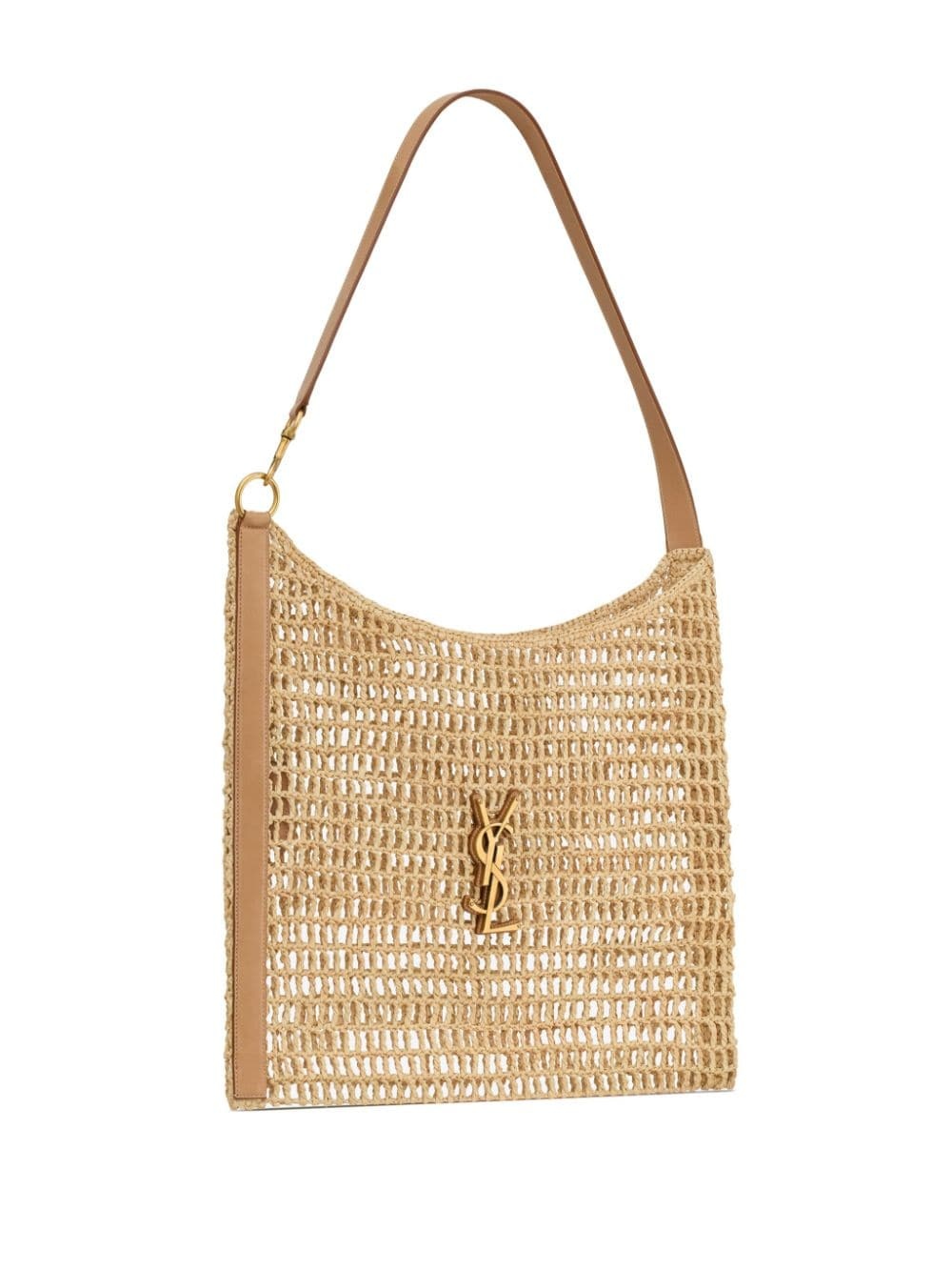raffia crochet tote bag - 4