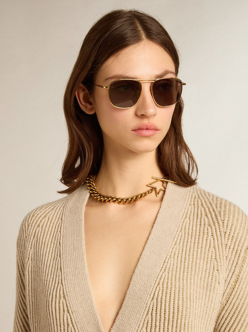 Golden Goose Wool blend cardigan with fisherman’s rib knit outlook