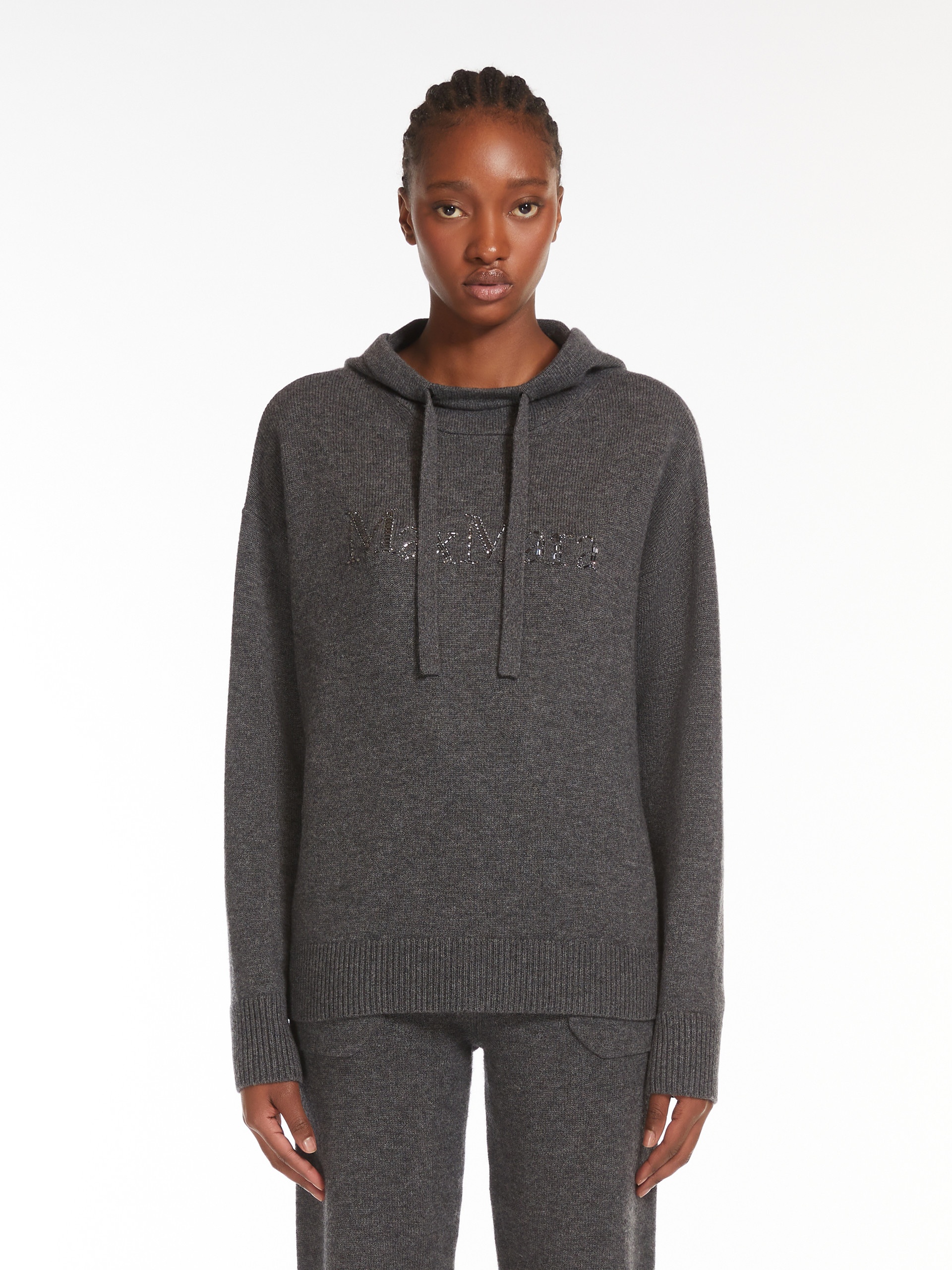 GORIZIA Wool and cashmere knit sweatshirt - 3