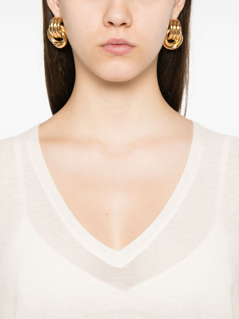 V-neck long-sleeve T-shirt 5