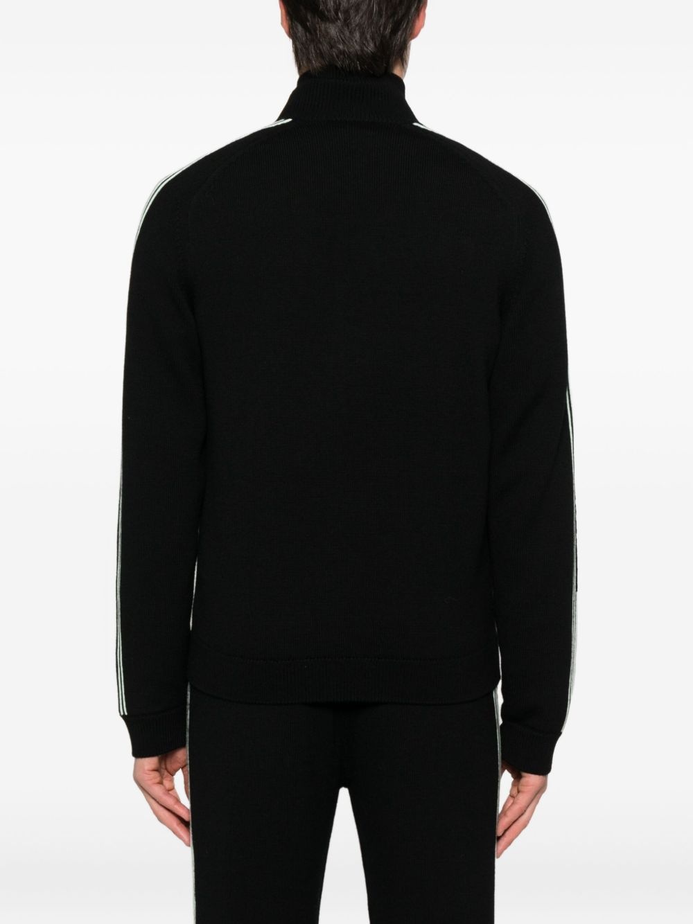 stripe-detail sweatshirt - 4