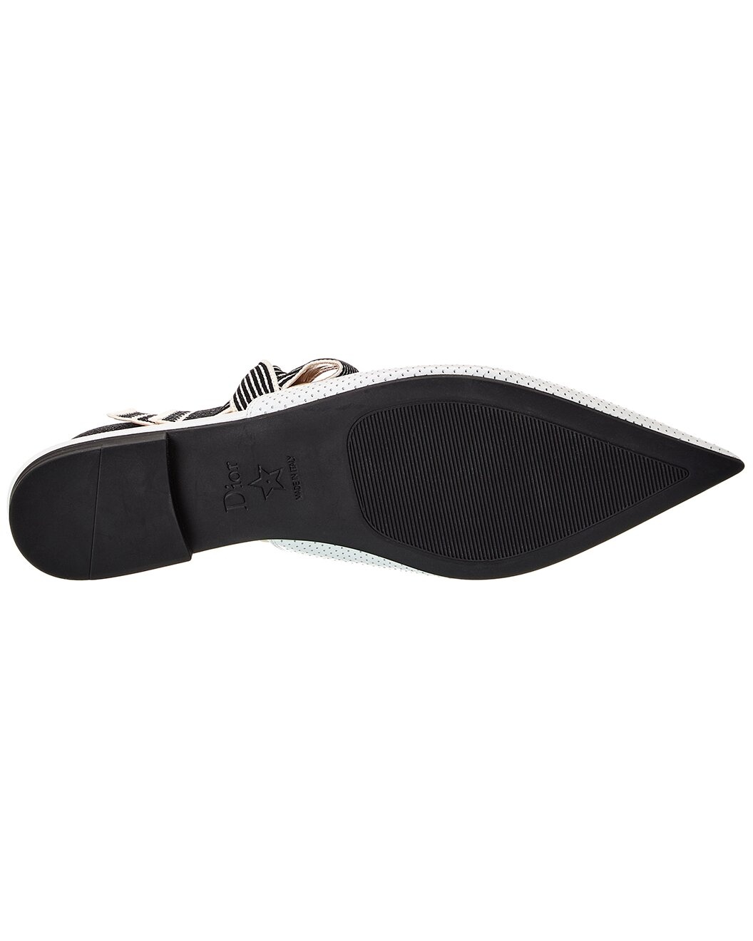 Dior Toujours Leather Slingback Flat - 8