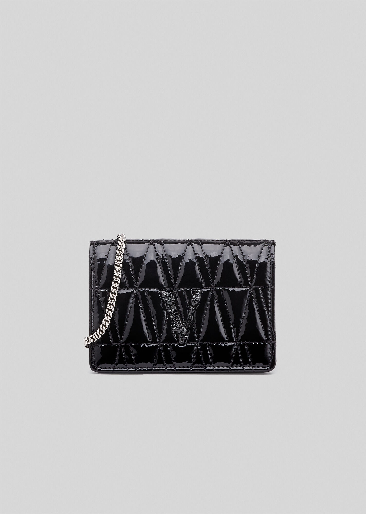 Virtus Quilted Naplak Small Chain Wallet - 1