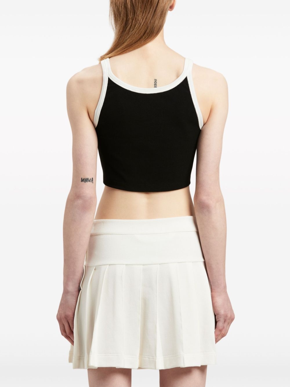 PA monogram cropped tank top - 5