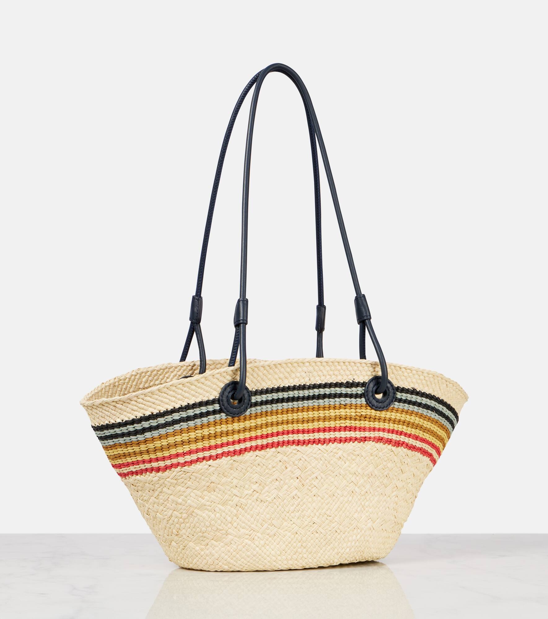 Paula's Ibiza Anagram Small basket bag - 4