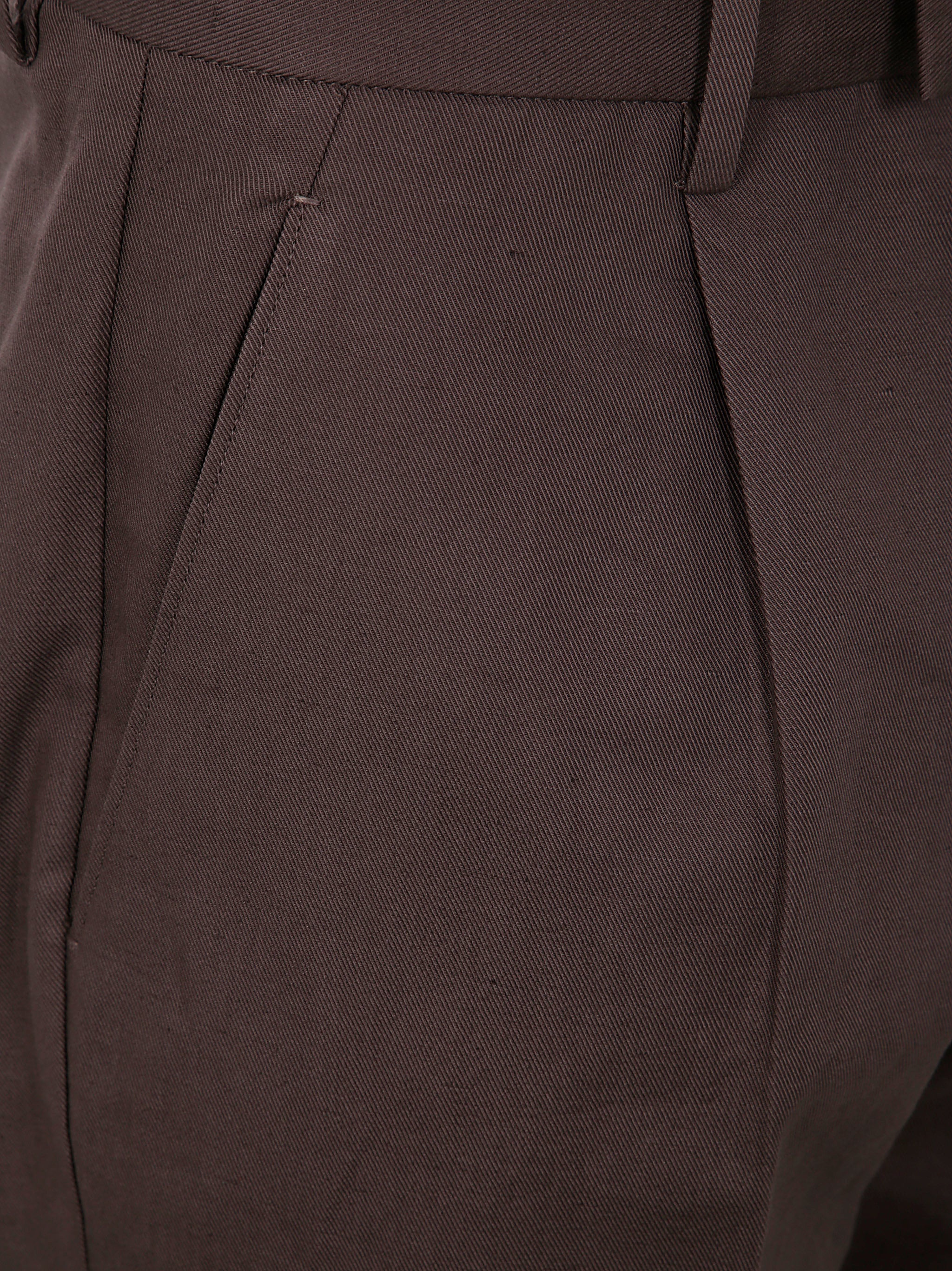 Zegna Men Cotton And Linen Pants - 3