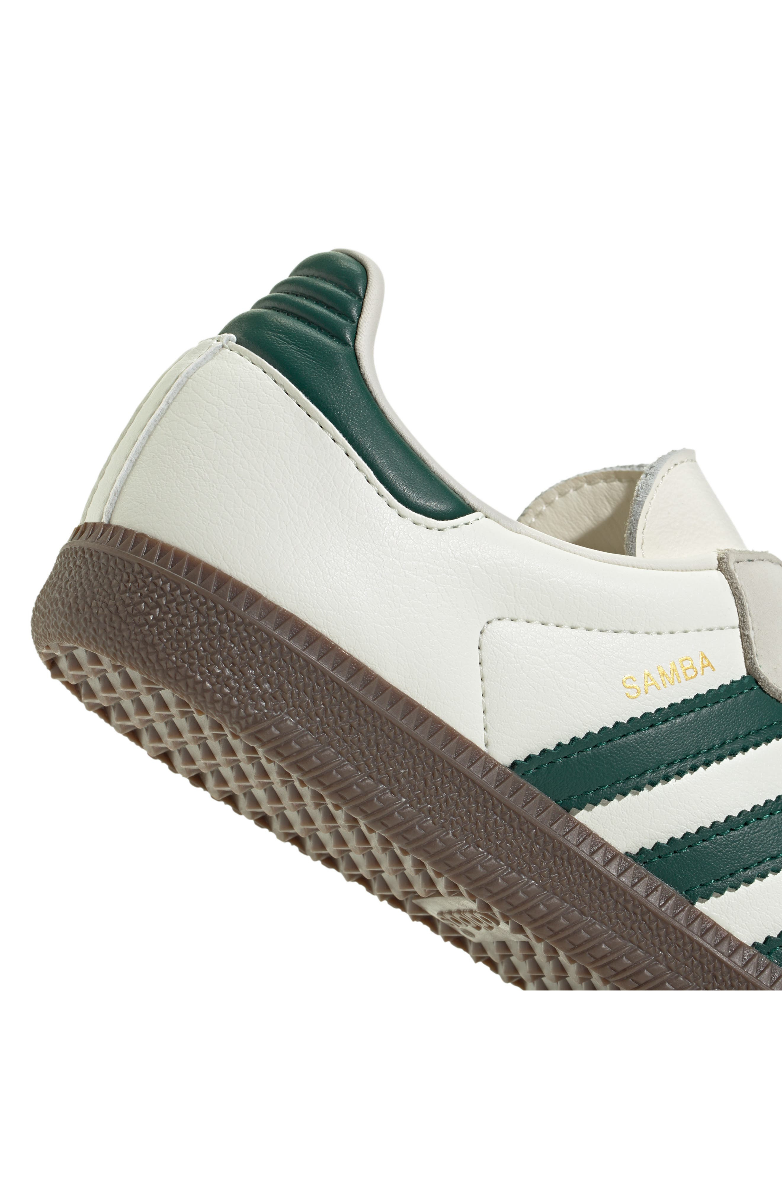 adidas Gender Inclusive Samba OG Sneaker in Off White/Green at Nordstrom - 8