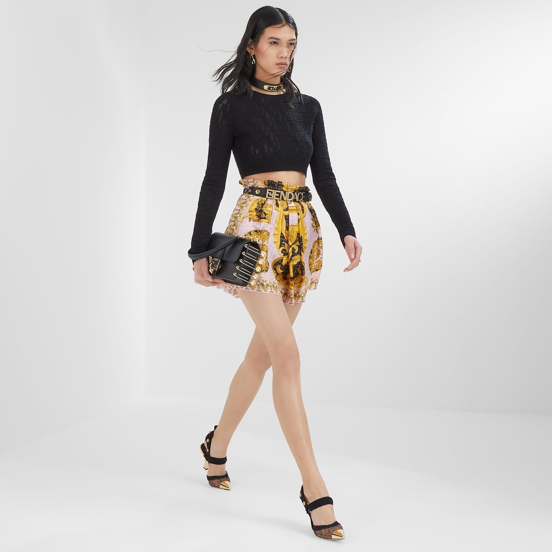 Black viscose jumper - 4