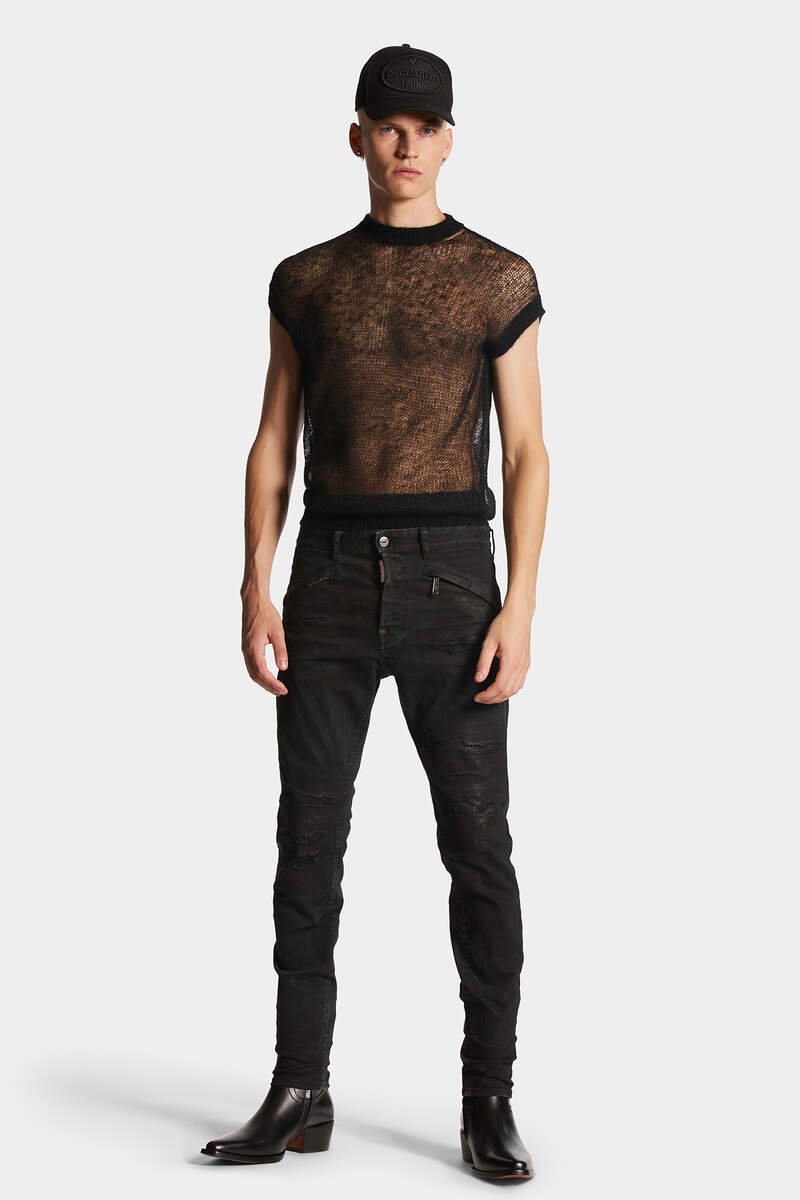 BLACK BULL RIPPED WASH COOL GUY JEANS - 3