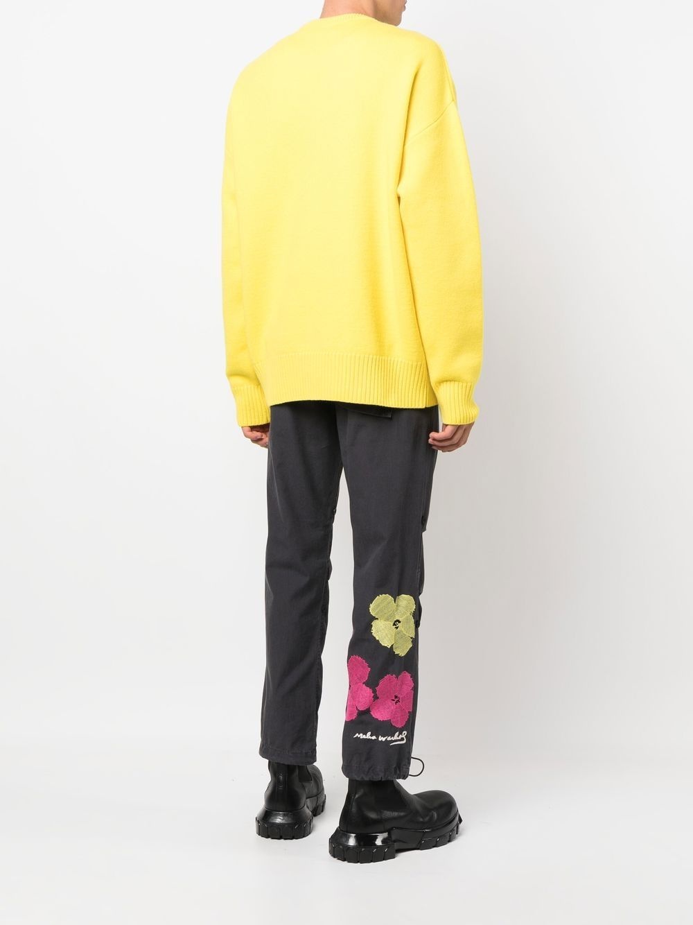 floral-print slim-fit trousers - 2