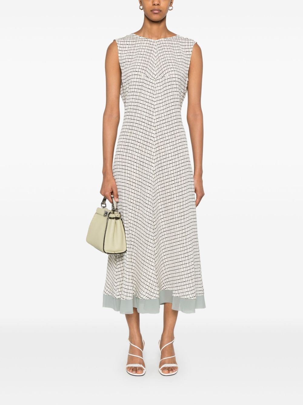 silk midi dress - 2