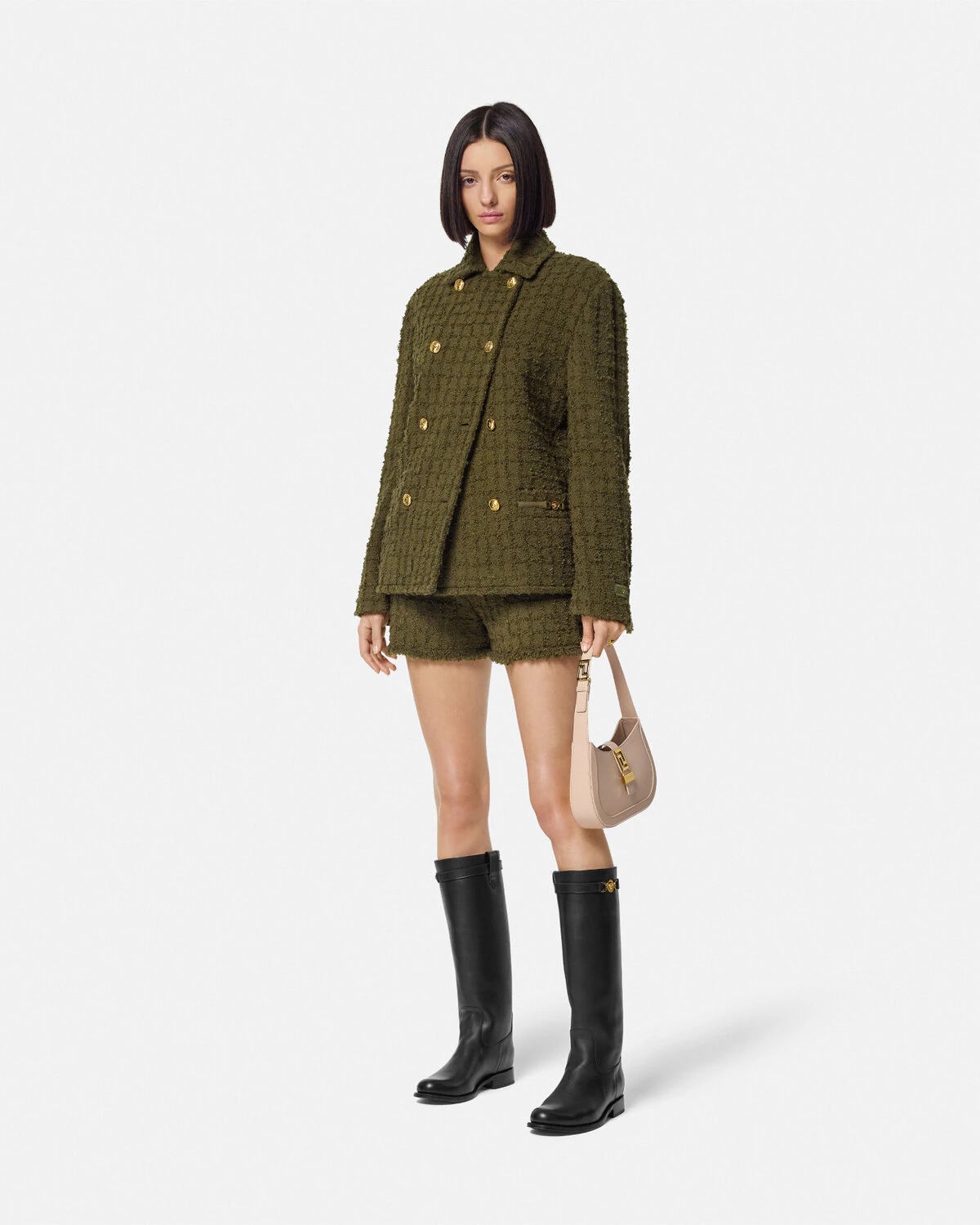 Heritage Tweed Mini Shorts - 2