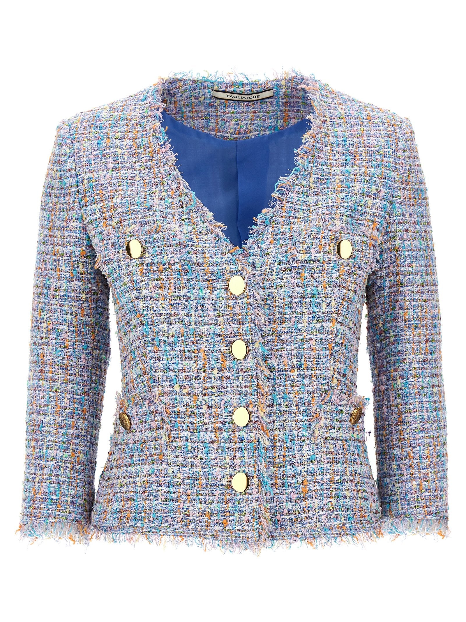 TAGLIATORE - Tagliatore Women Tweed Blazer - 1
