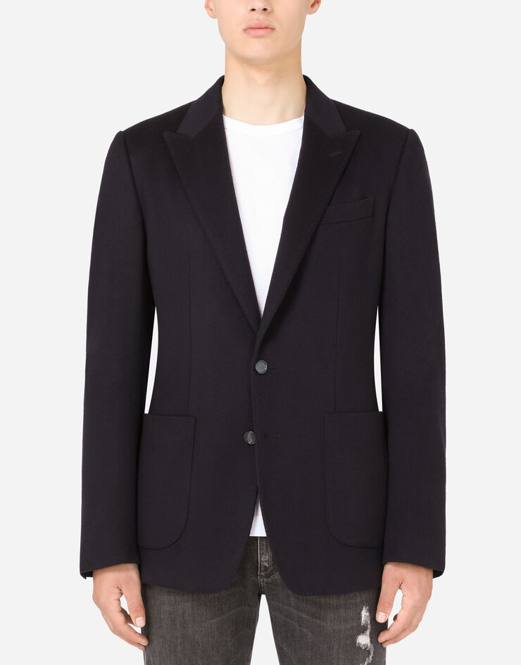 Deconstructed cashmere jacket - 1