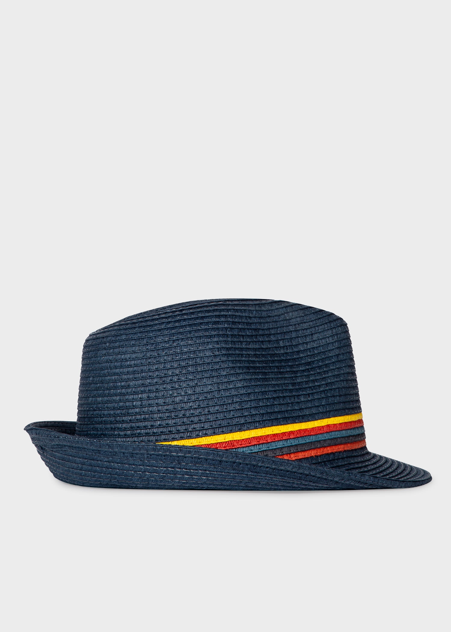 'Artist Stripe' Raffia Trilby Hat - 1