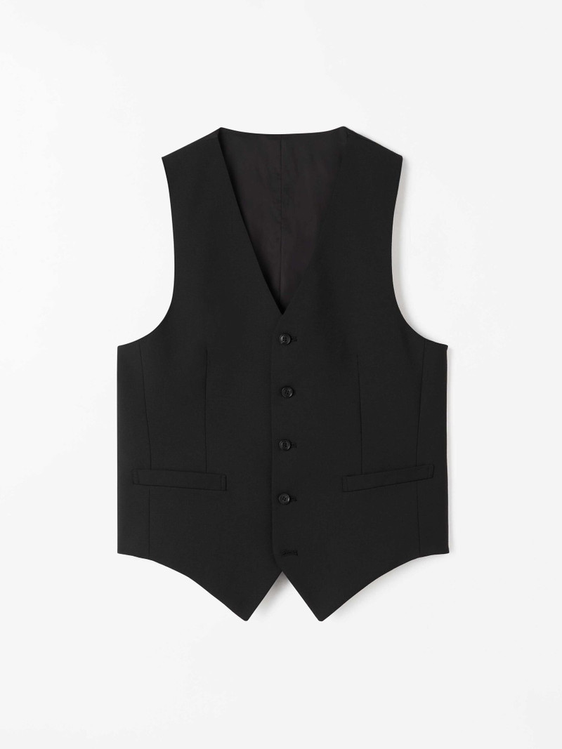 Wayde Polyester-Wool Blend Waistcoat 1