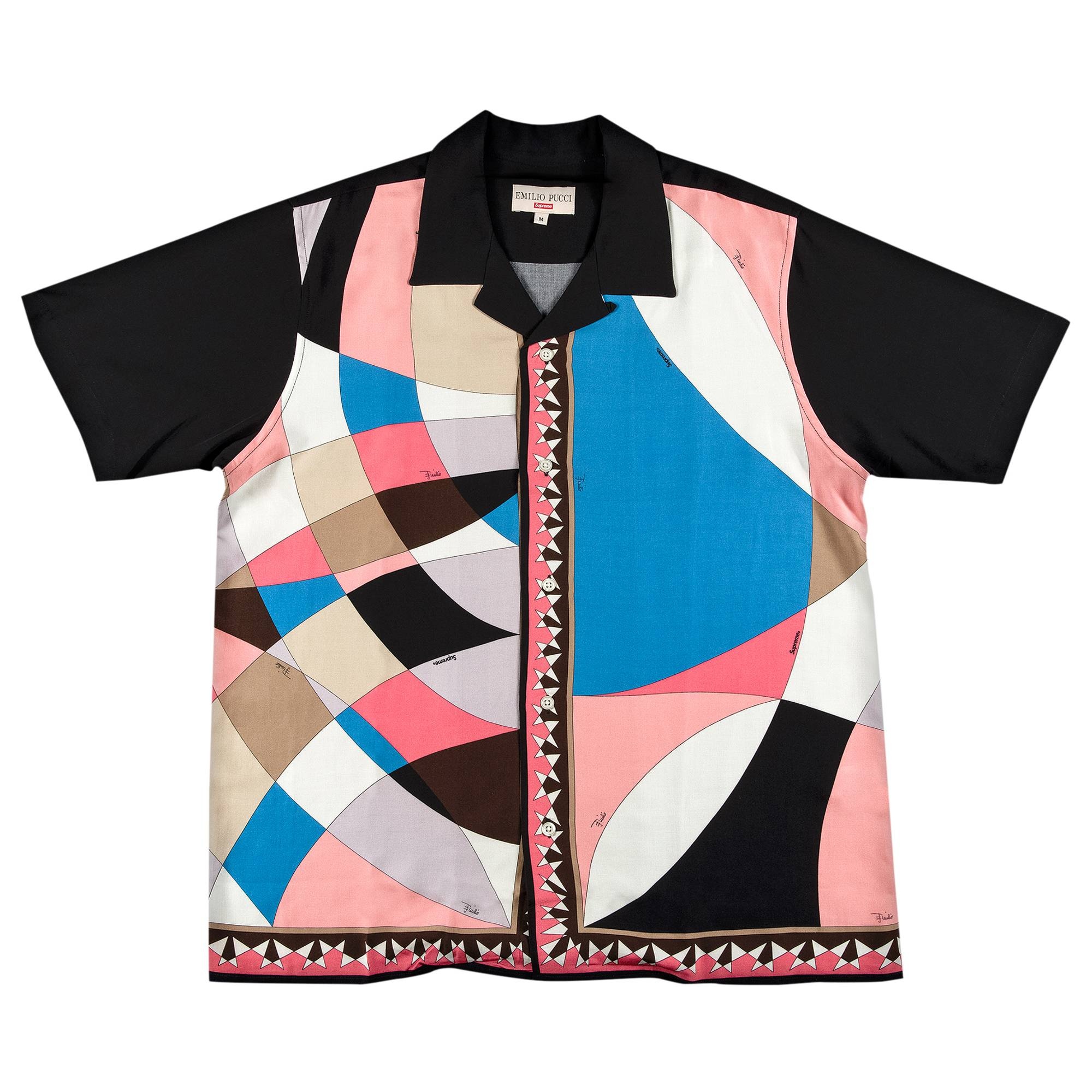 Supreme x Emilio Pucci Short-Sleeve Shirt 'Dusty Pink' - 1